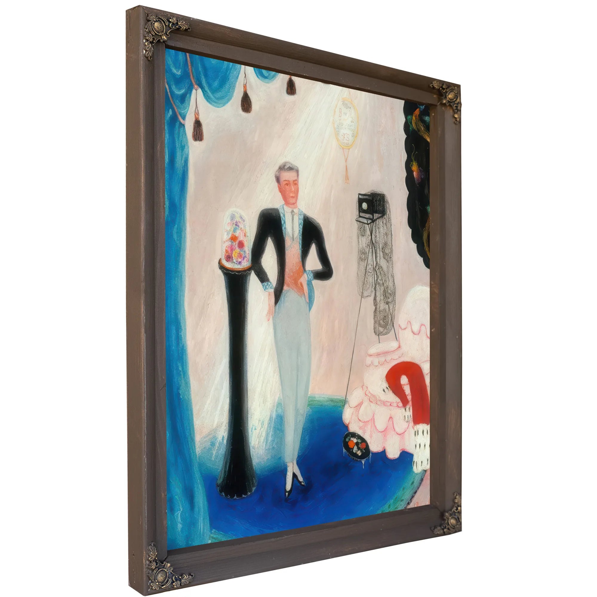 Portrait Of Baron De Meyer By Florine Stettheimer Fine Art Print