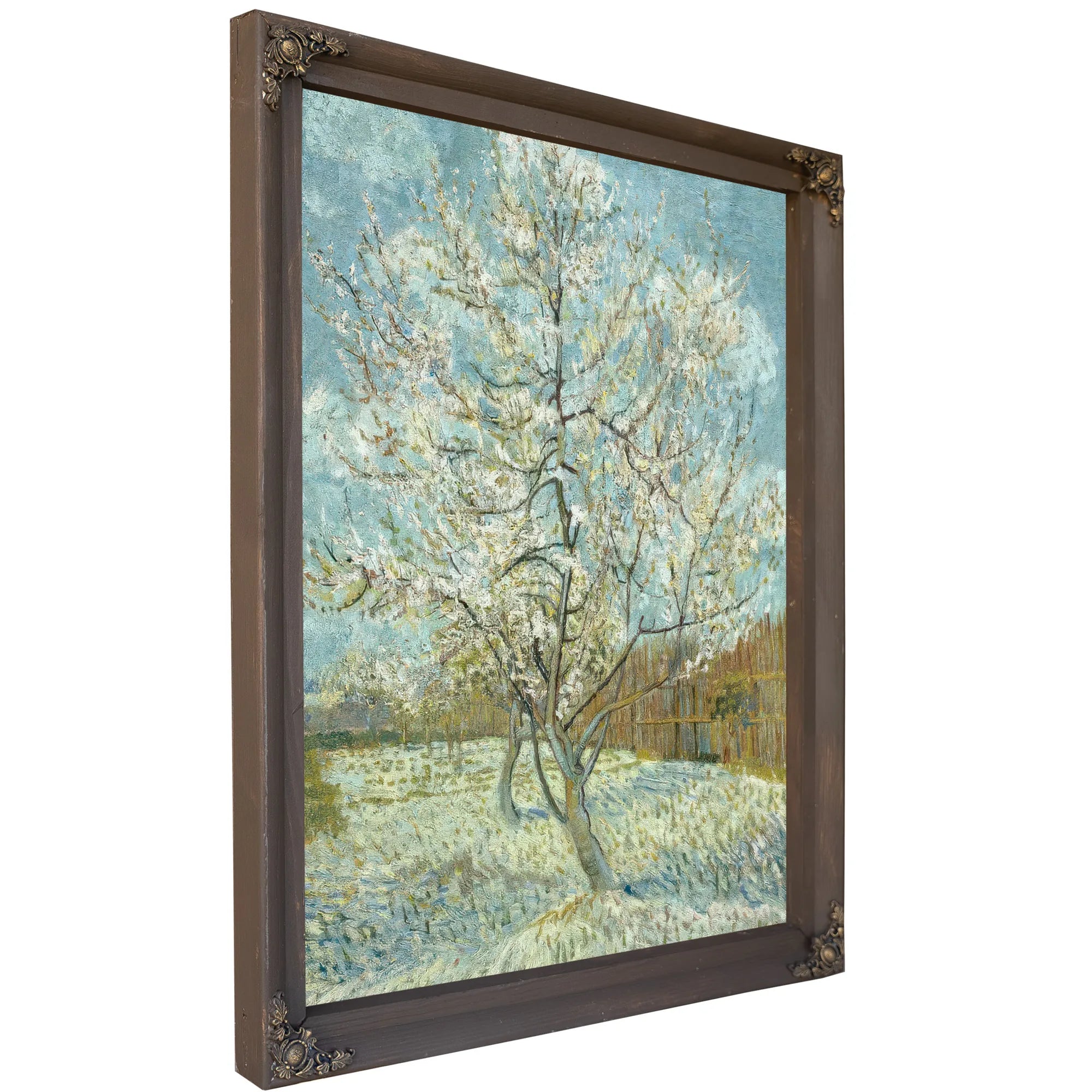 The Pink Peach Tree By Vincent Van Gogh Fine Art Print