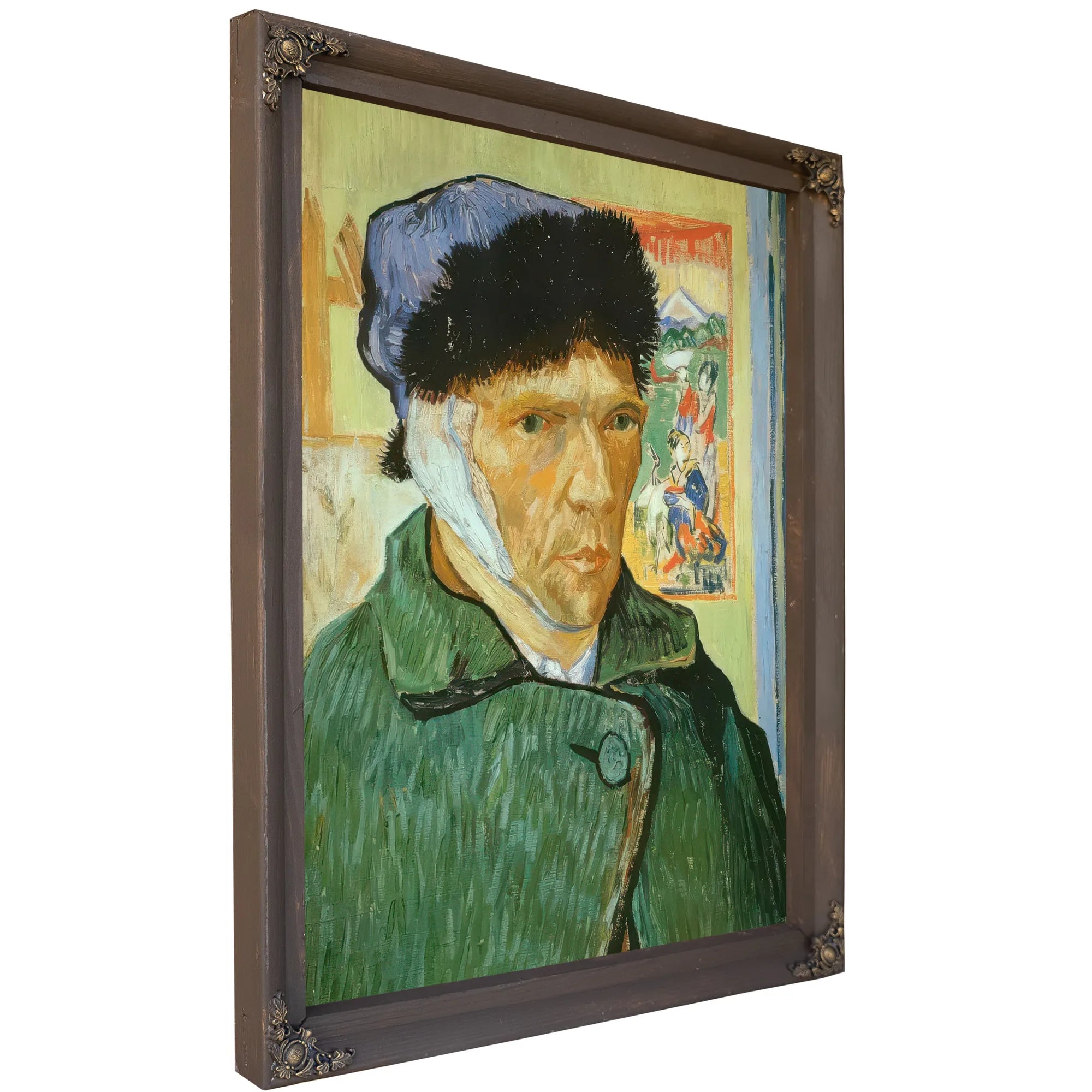 Self Portrait With Bandaged Ear By Vincent Van Gogh Fine Art Print