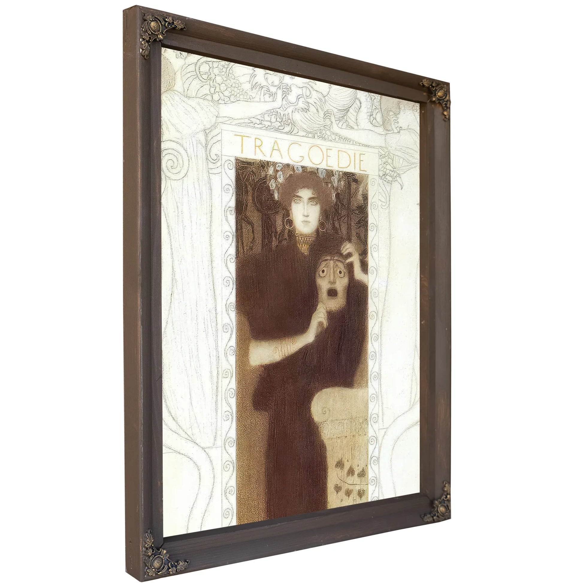 Final Drawing For The Allegory Of Tragedy By Gustav Klimt Fine Art Print