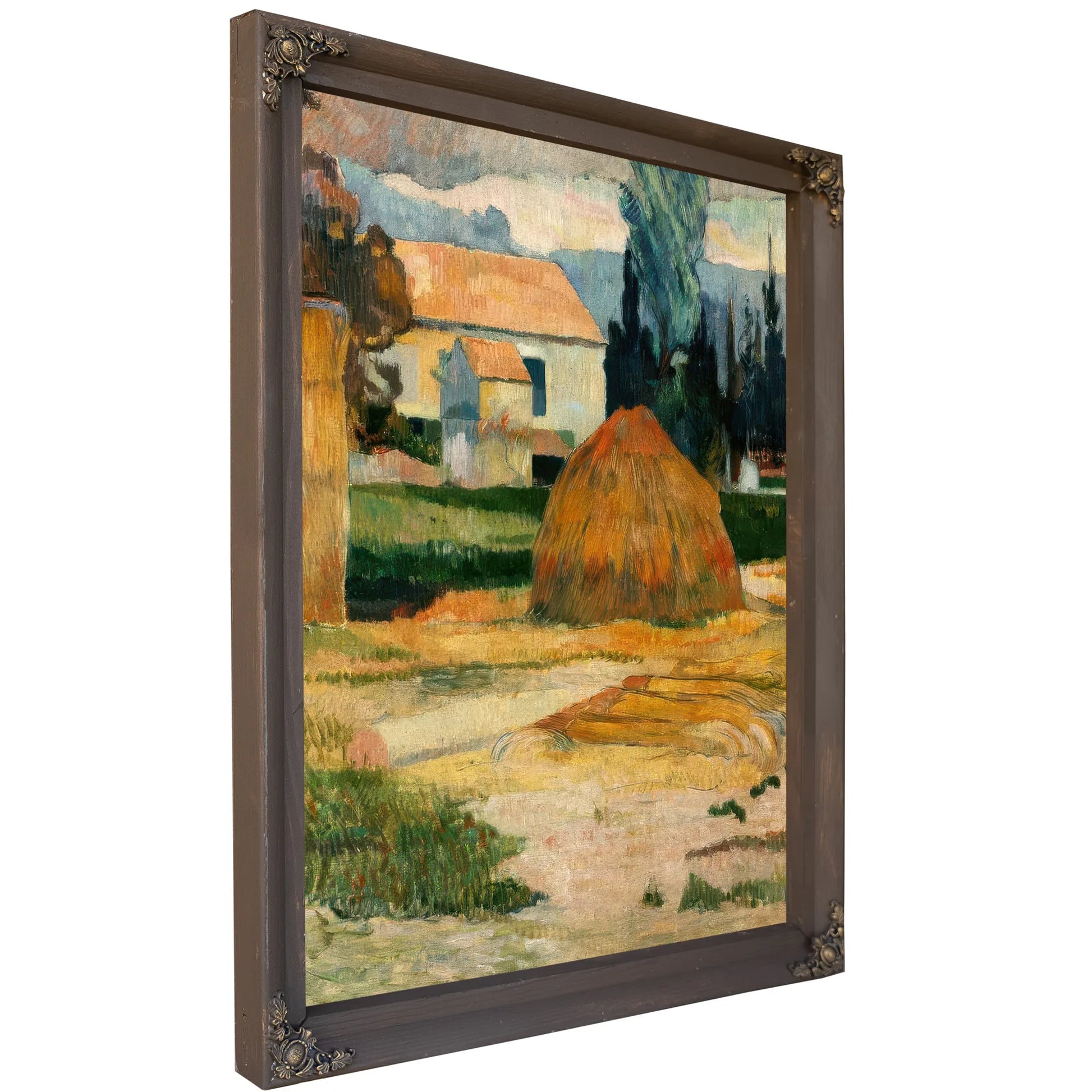 Landscape Near Arles by Paul Gauguin Fine Art Print