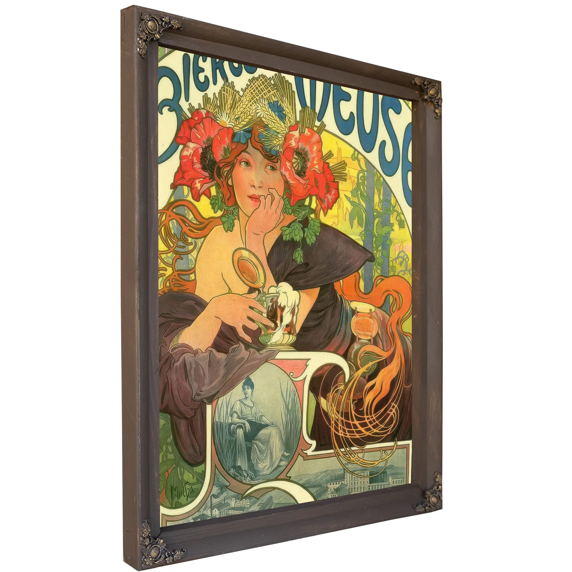 Bieres De La Meuse By Alphonse Mucha Fine Art Print