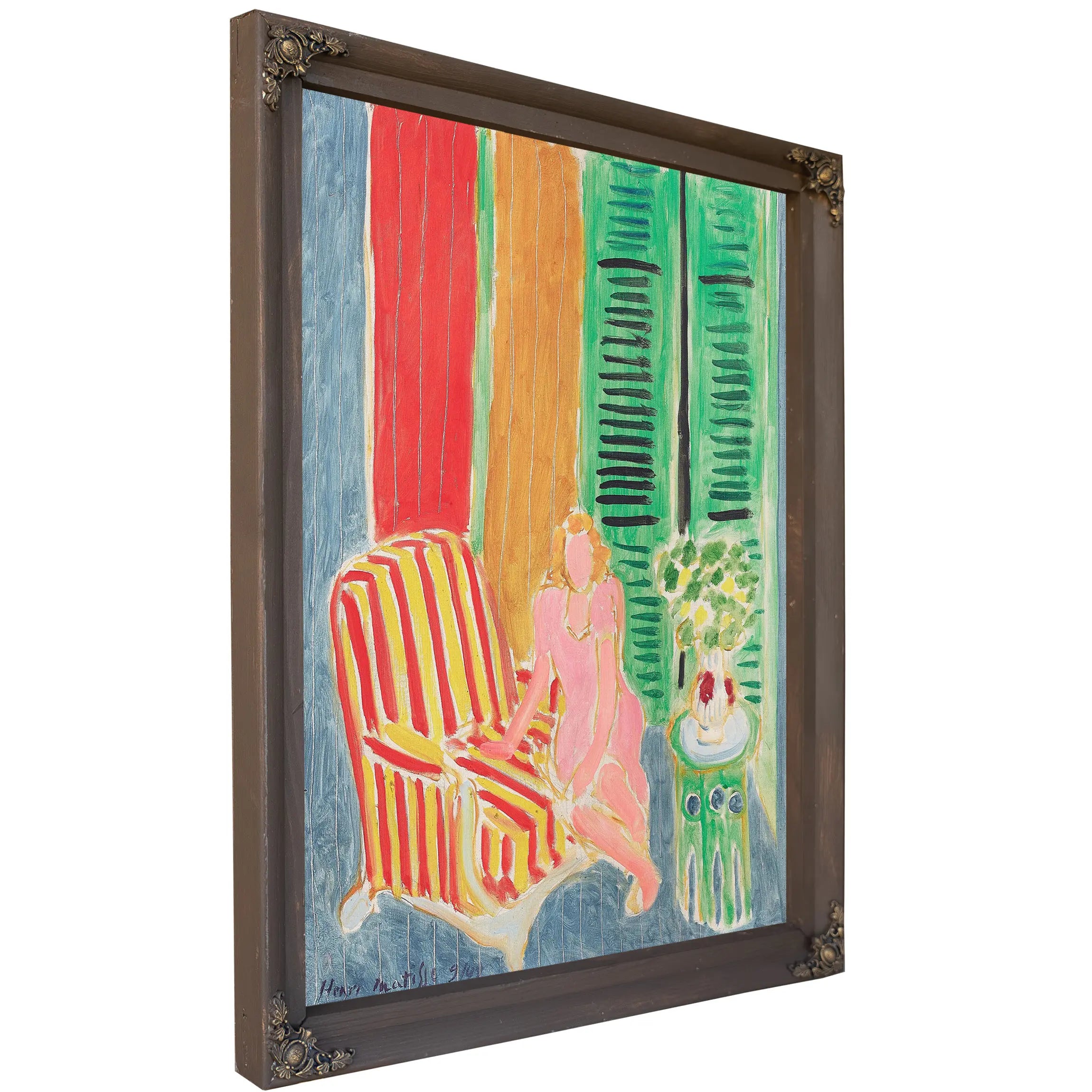 Woman Before An Aquarium by Henri Matisse