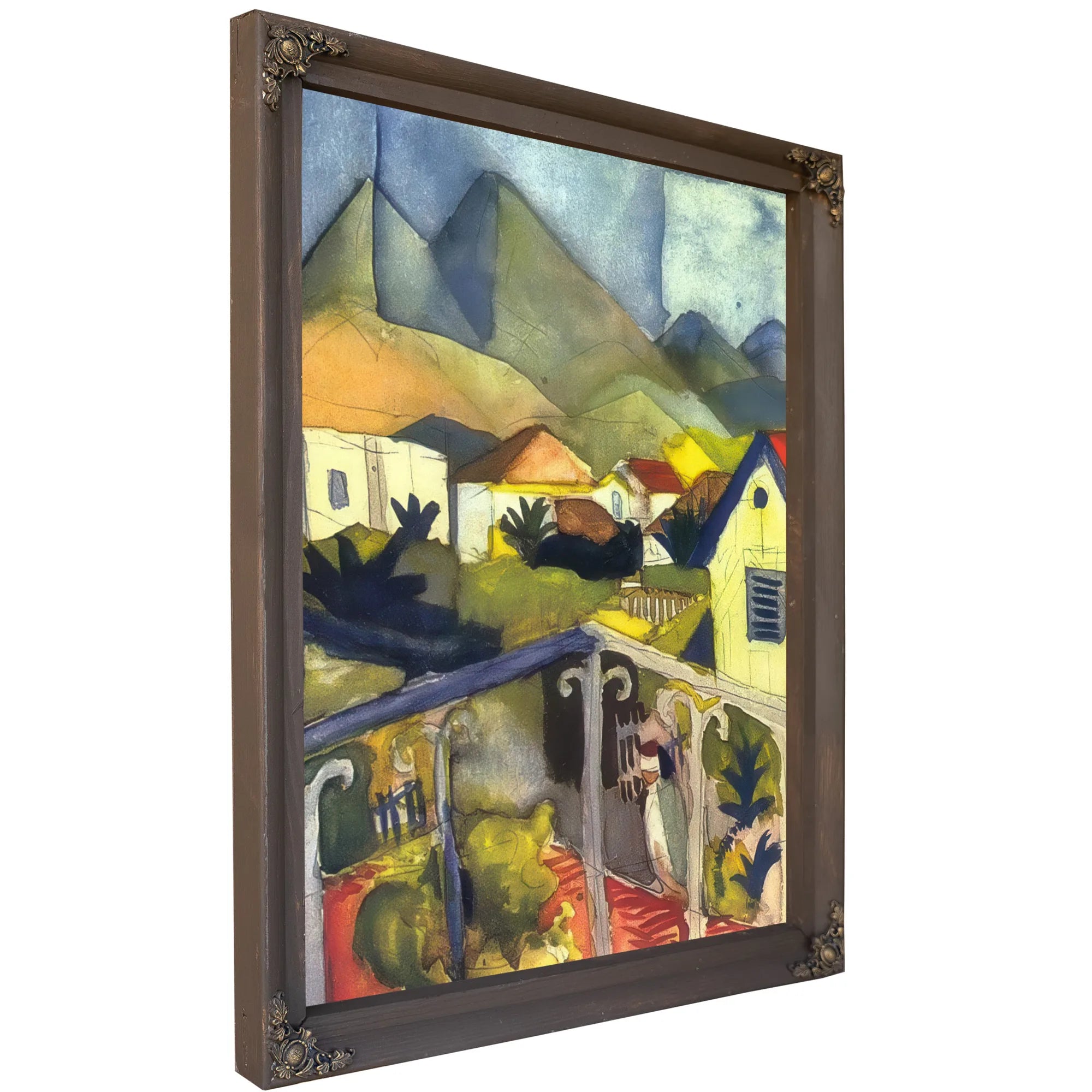 St Germain In Tunis By August Macke Fine Art Print