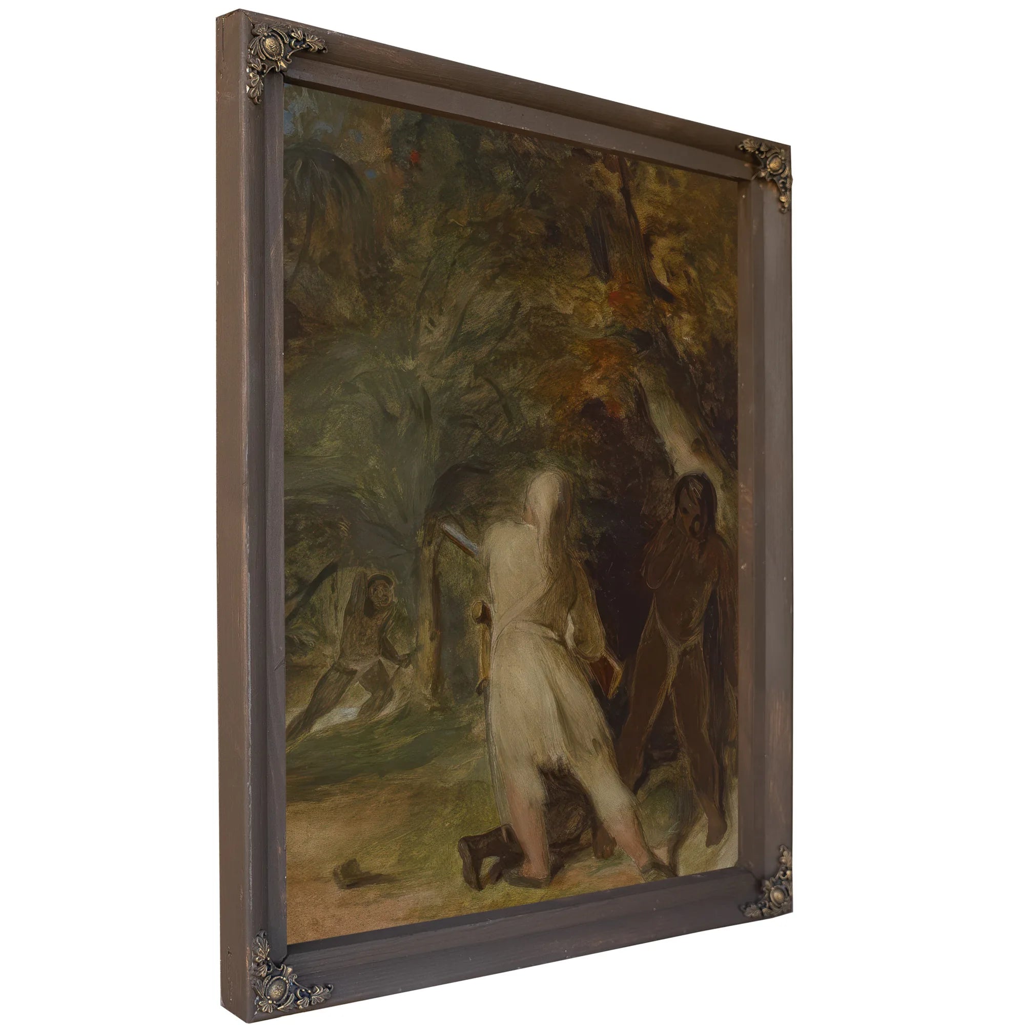 Saving The Life Of Friday By Thomas Sully Fine Art Print