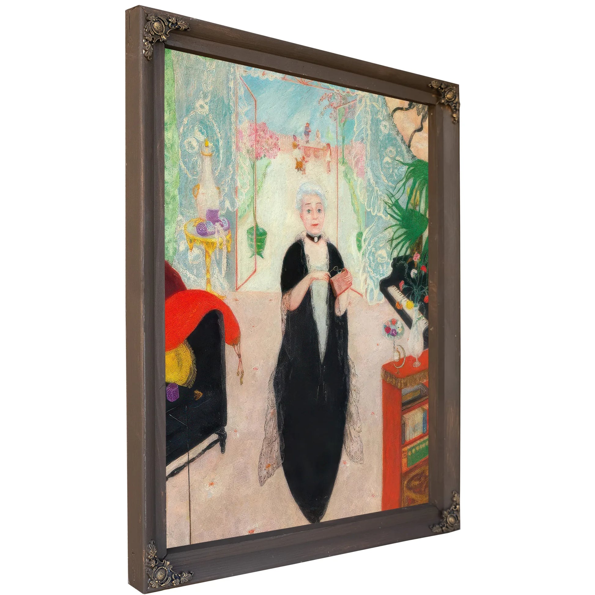 Portrait Of My Mother By Florine Stettheimer Fine Art Print