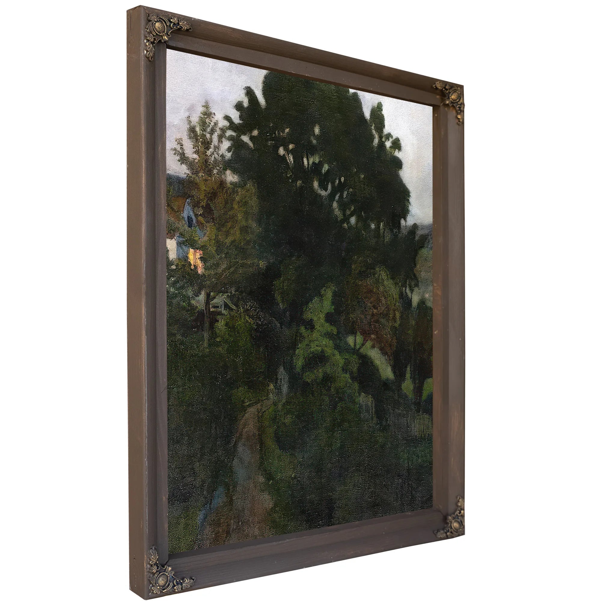 Autumn Dusk In The Garden By Nicolai Astrup Fine Art Print