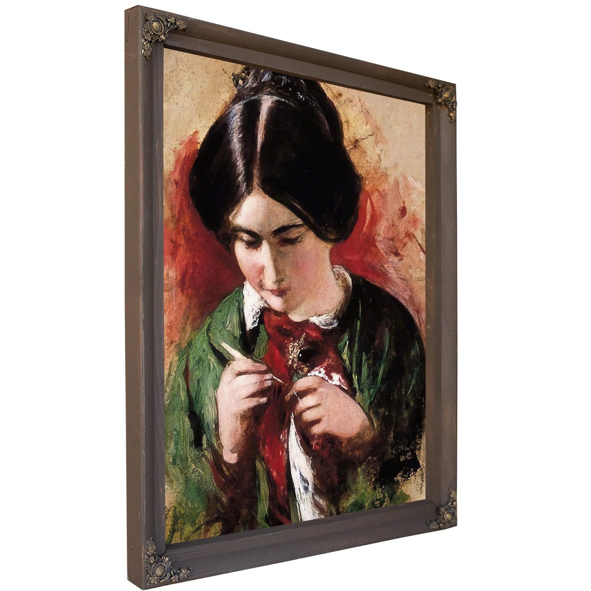 The Crochet Worker(Also Known As Mary Ann Purdon) By William Etty Fine Art Print
