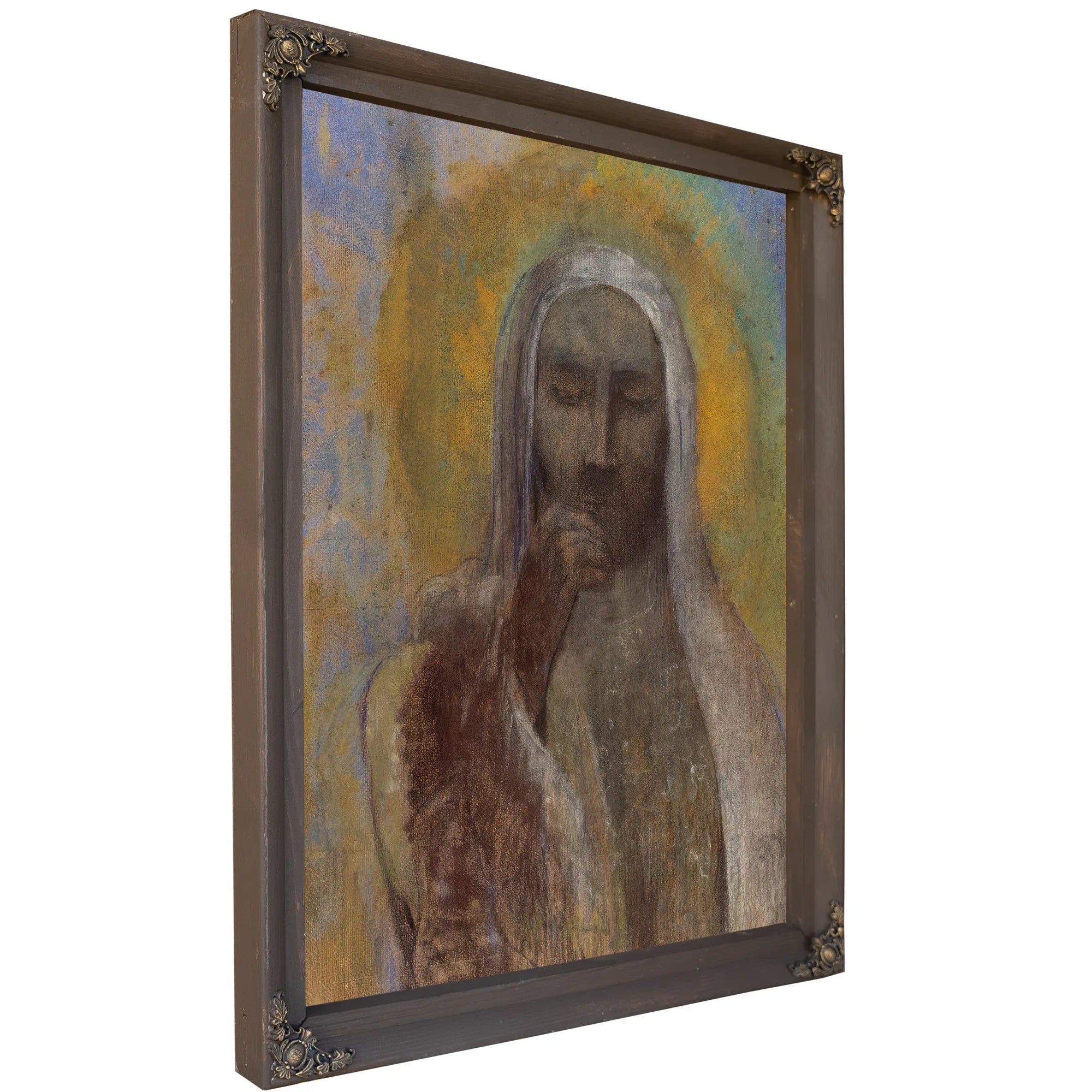 Christ In Silence 1897 By Odilon Redon Fine Art Print