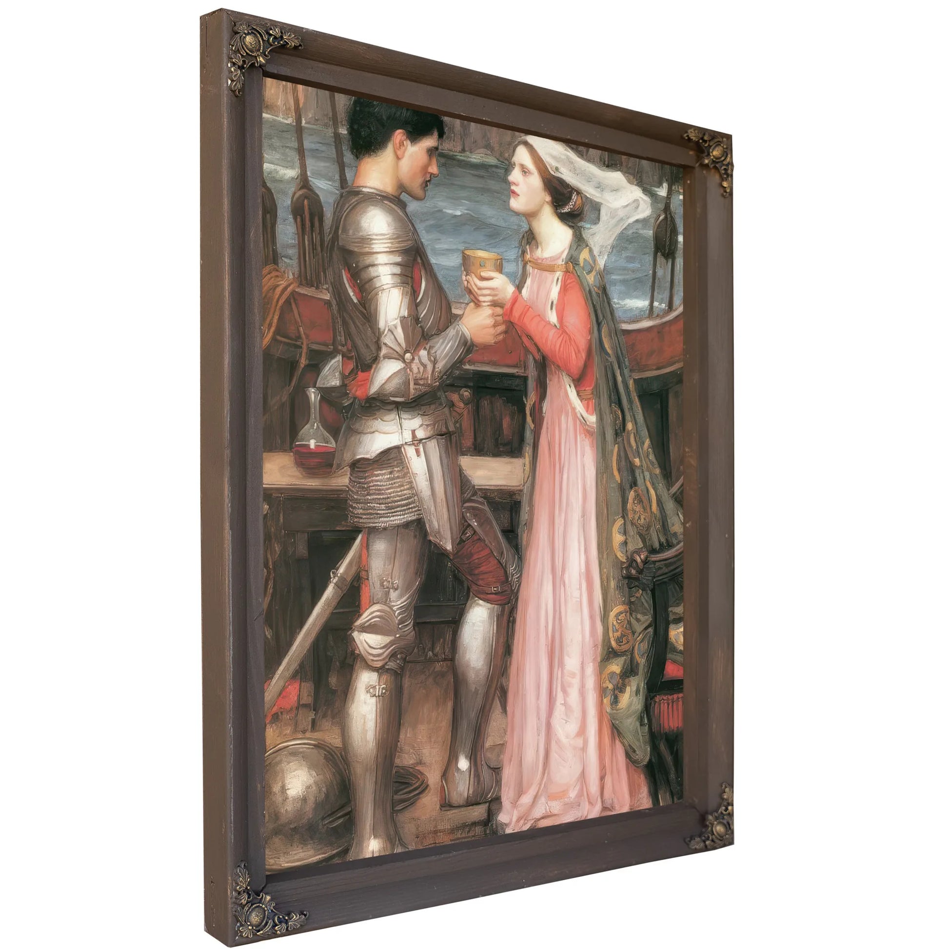 Tristram And Isolde By John Waterhouse Fine Art Print