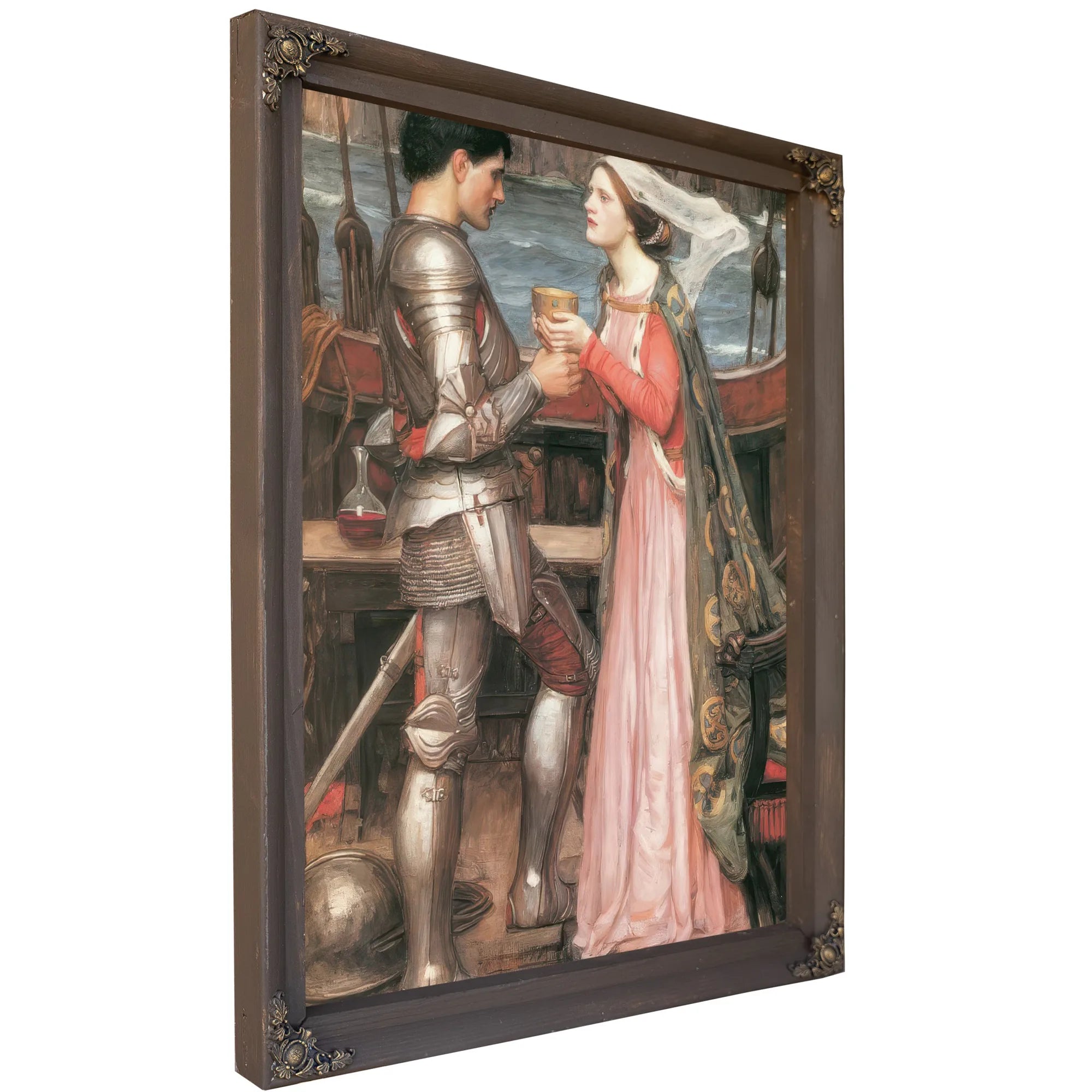 Tristram And Isolde By John Waterhouse Fine Art Print