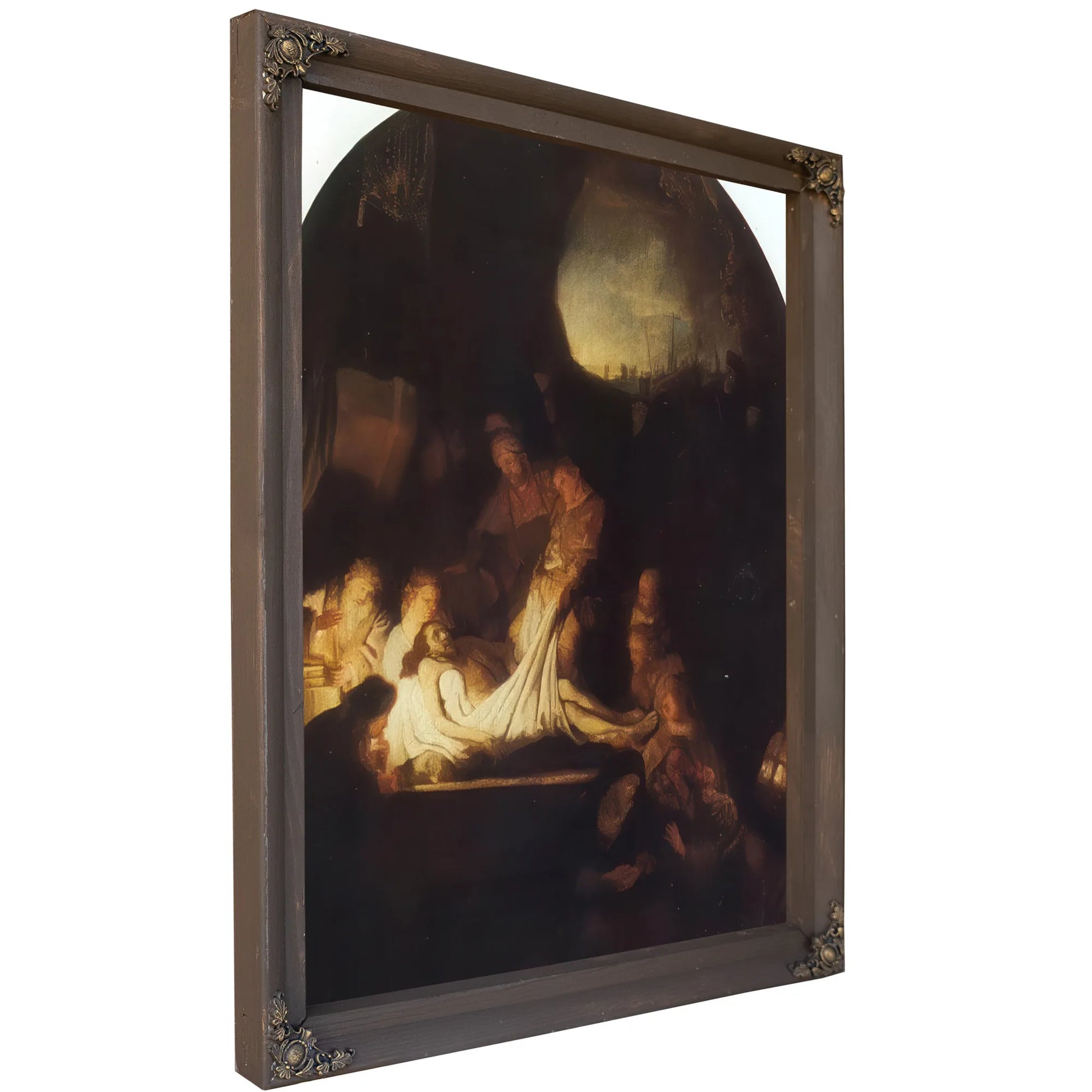 The Entombment Of Christ By Rembrandt Fine Art Print