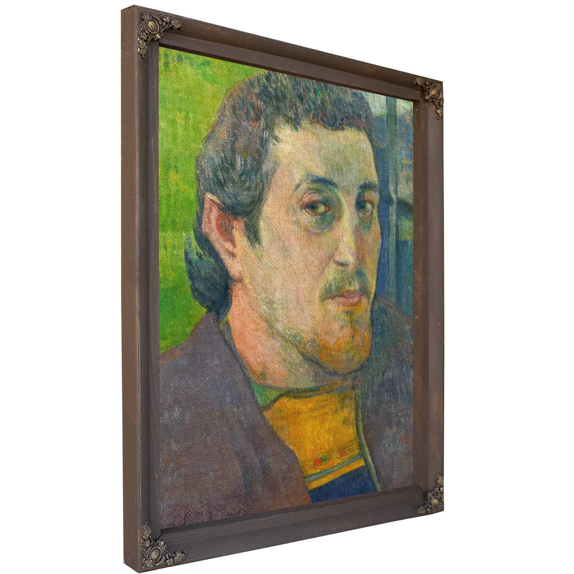 Self Portrait Dedicated To Carriere By Paul Gauguin Fine Art Print