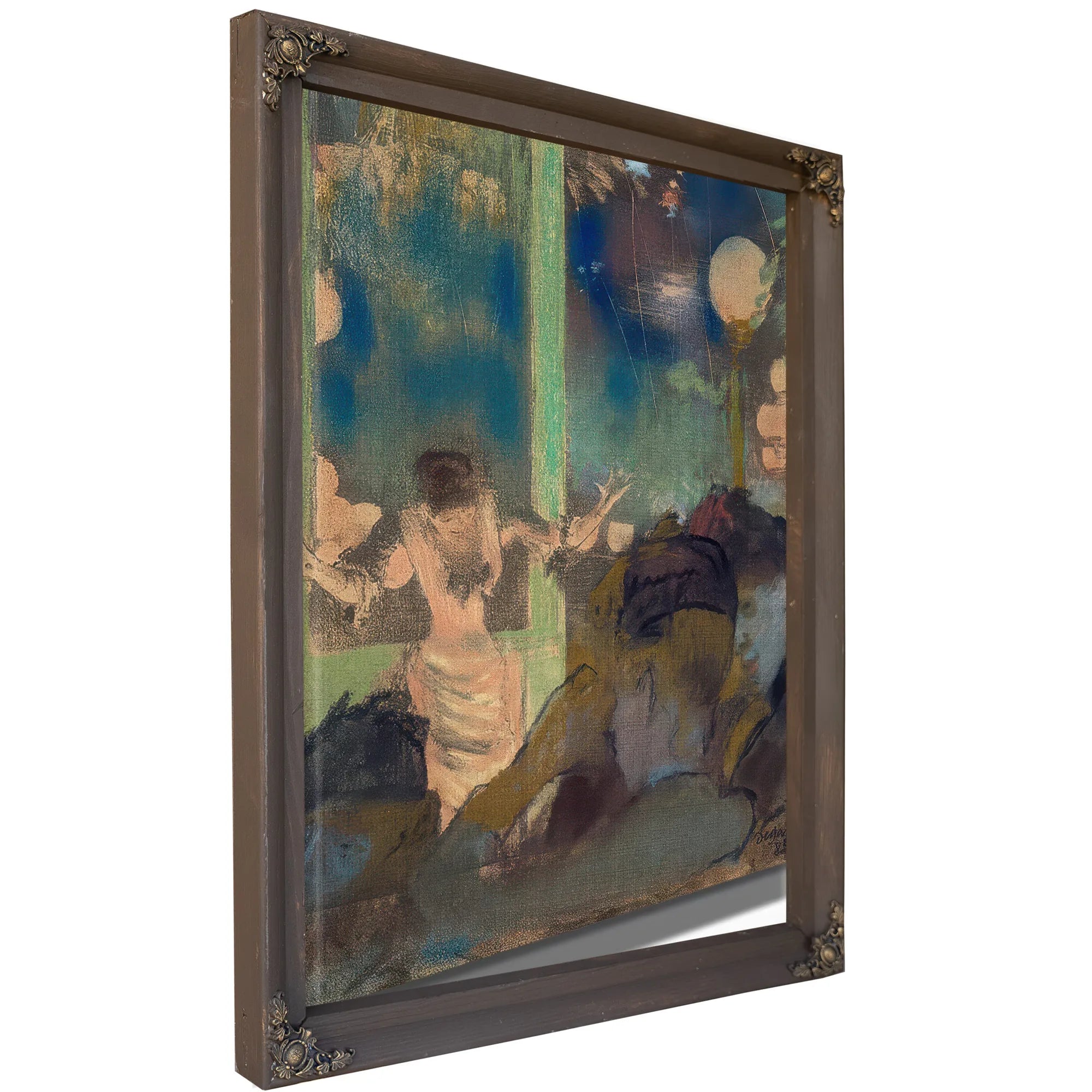 Mademoiselle Be Cat At The Cafe Des Ambassadeurs 1 1 By Edgar Degas Fine Art Print