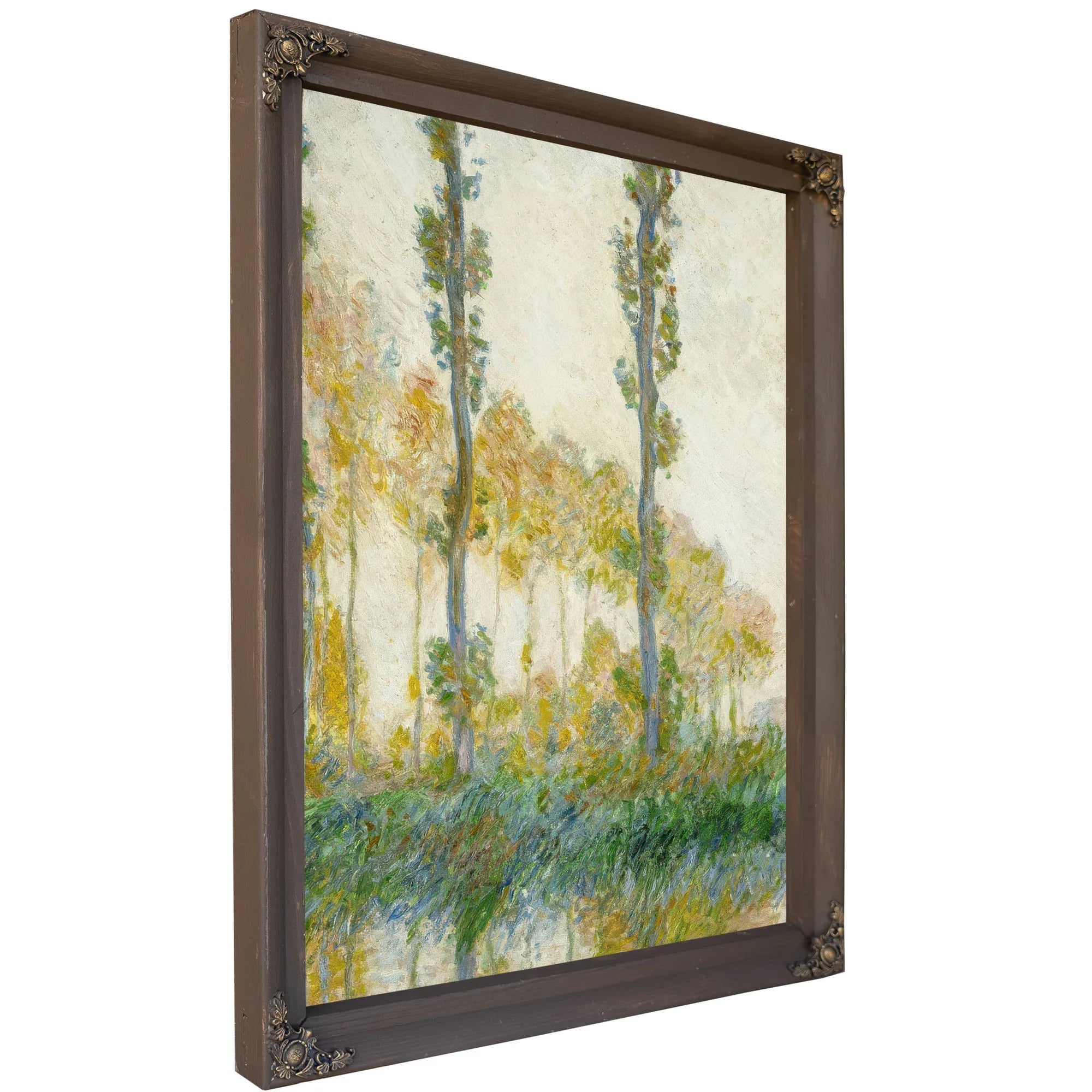 The Three Trees, Autumn By Claude Monet Fine Art Print