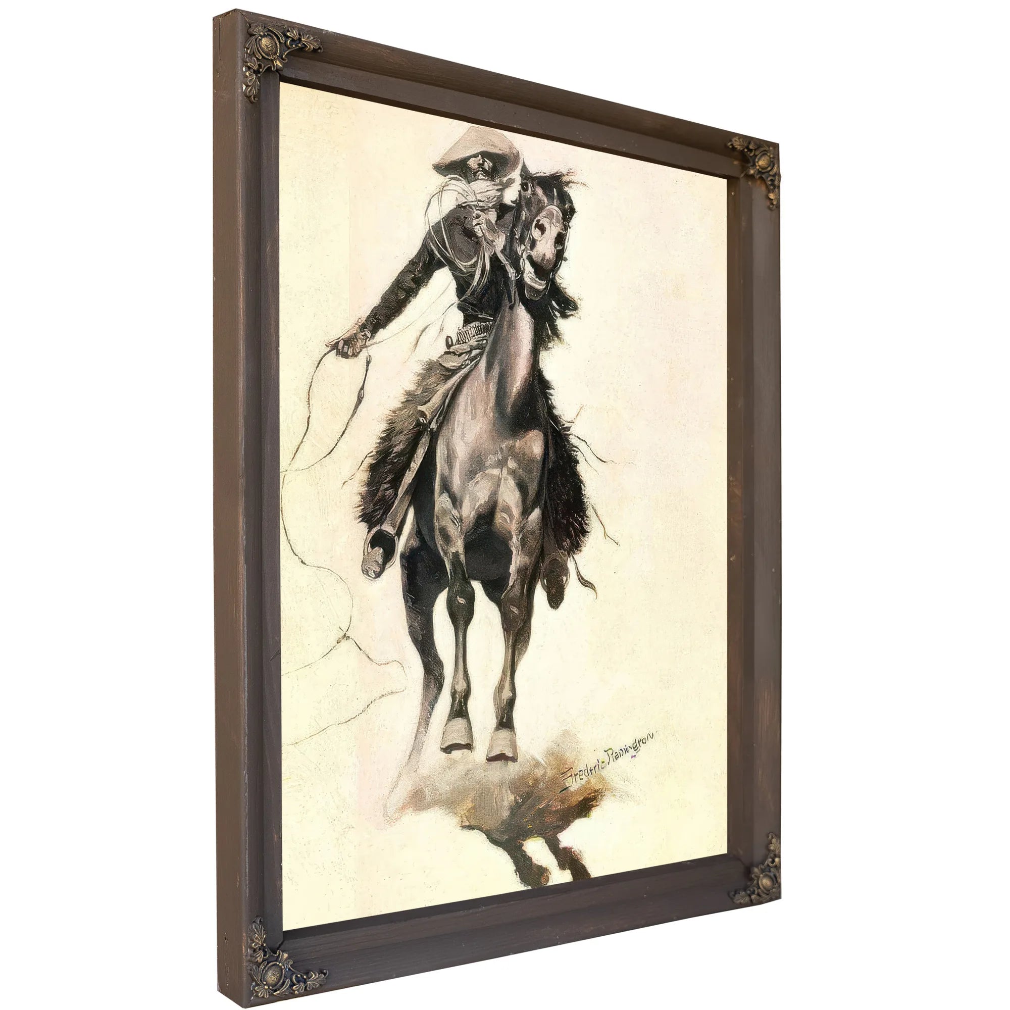 The Cow Puncher By Frederic Remington Fine Art Print
