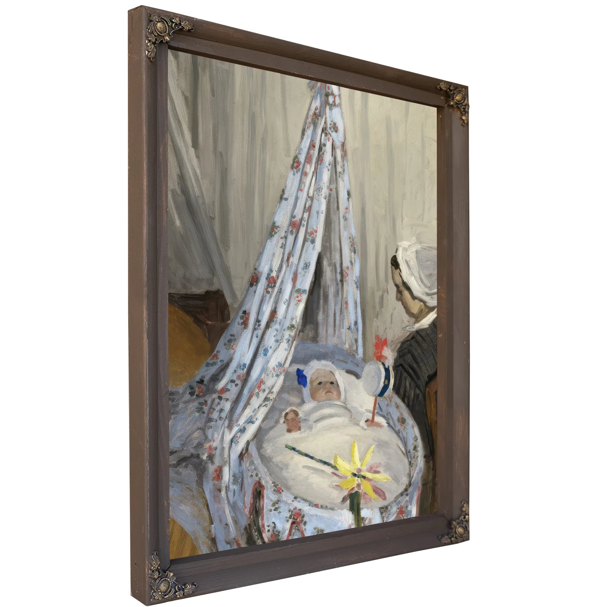 The Cradle Camille With The Artist's Son Jean By Claude Monet Fine Art Print