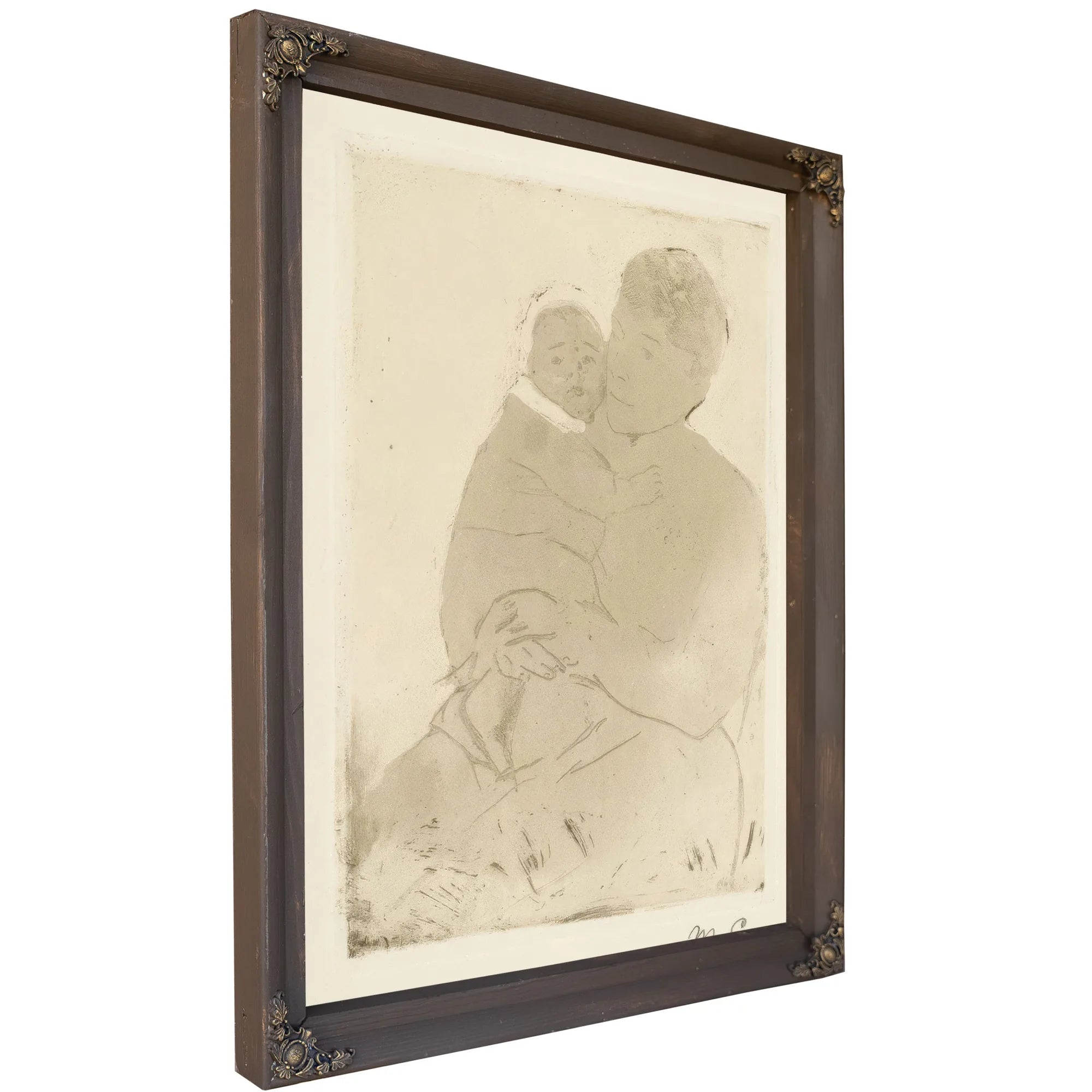Nurse And Baby Bill (No. 1) By Mary Cassatt Fine Art Print