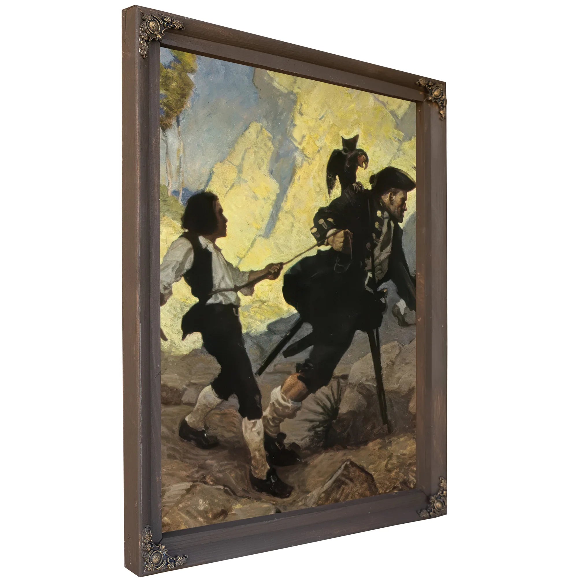 The Hostage By NC Wyeth Fine Art Print
