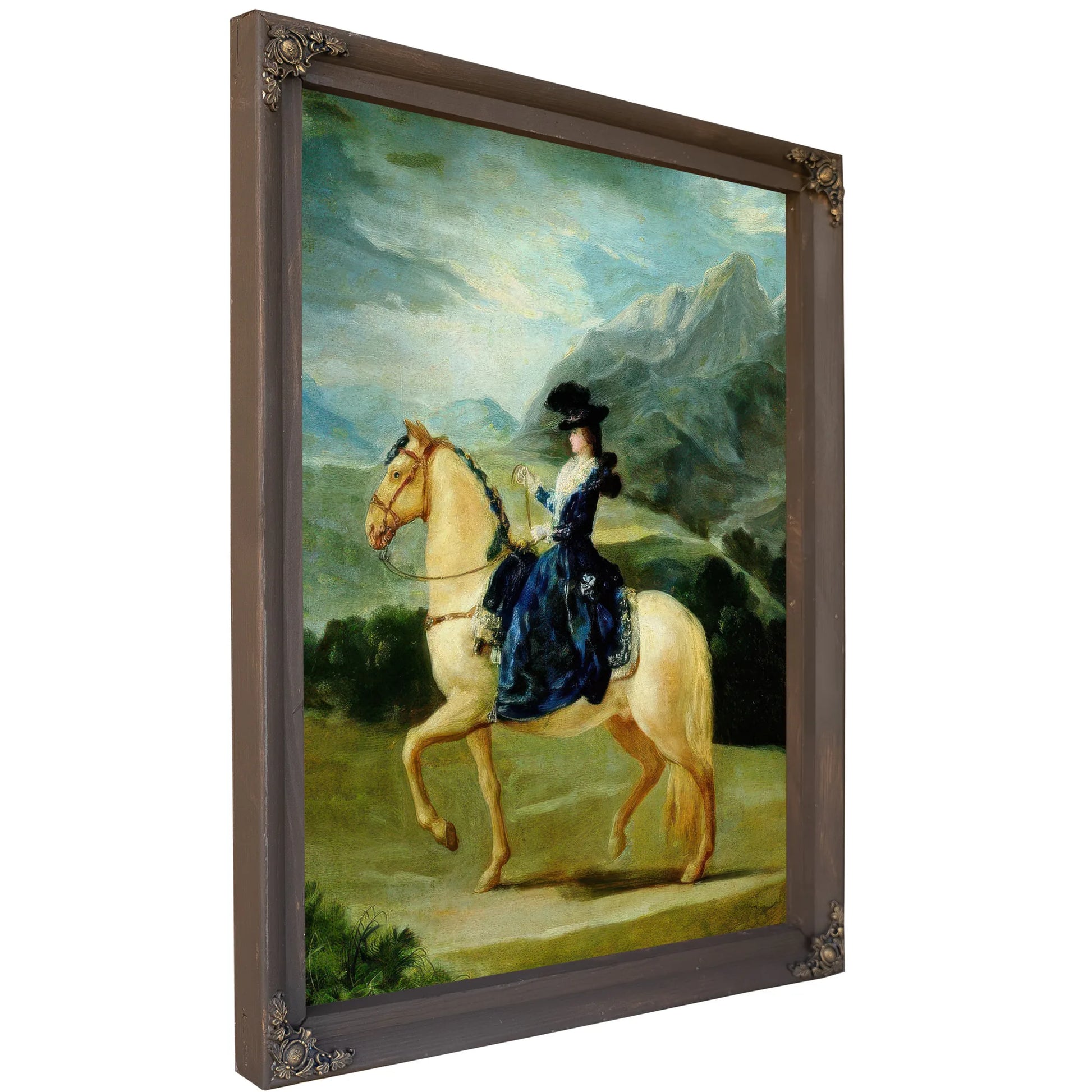Portrait Of Maria Teresa De Vallabriga On Horseback By Francisco De Goya Fine Art Print