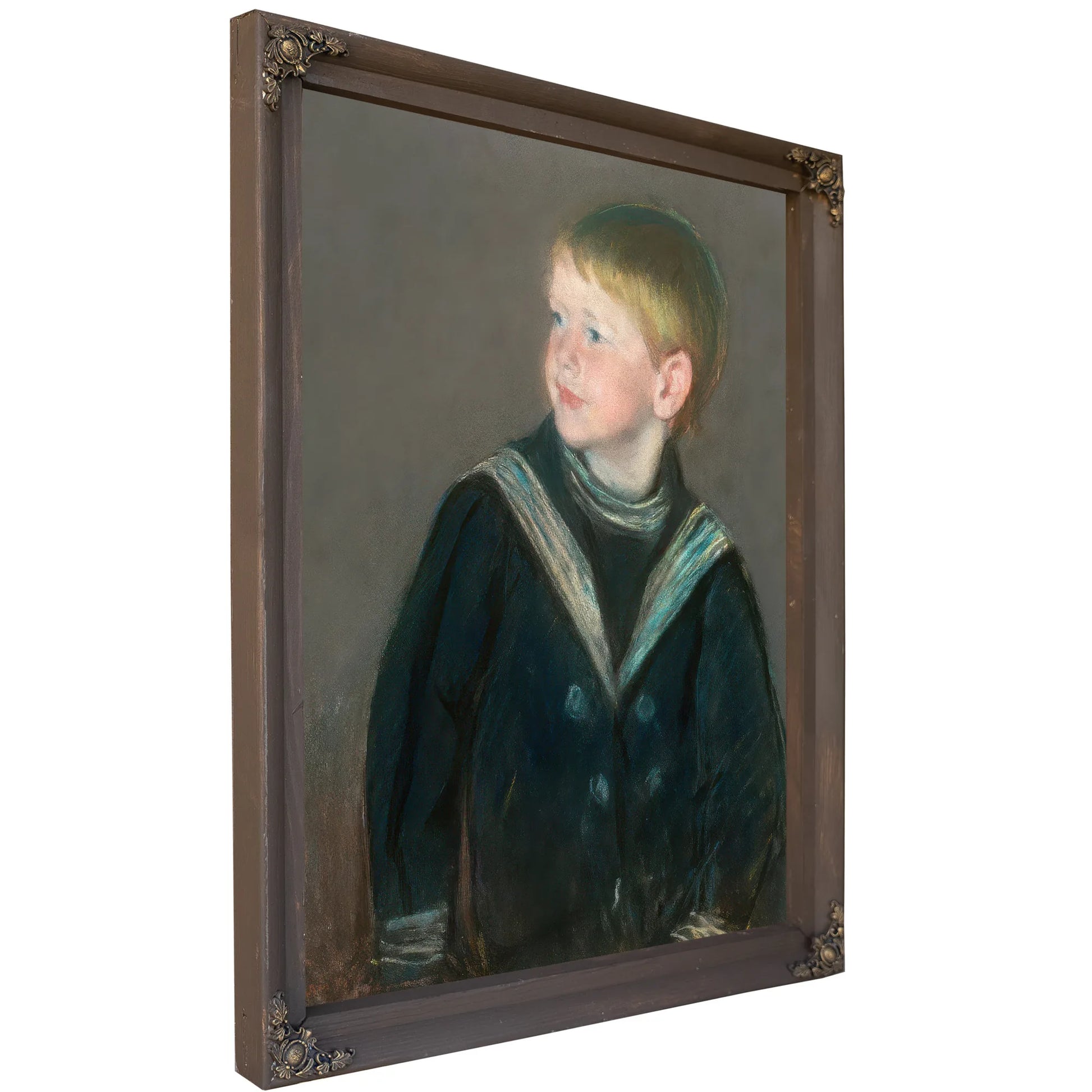 Sailor Boy Portrait Of Gardner Cassatt As A Child By Mary Cassatt Fine Art Print