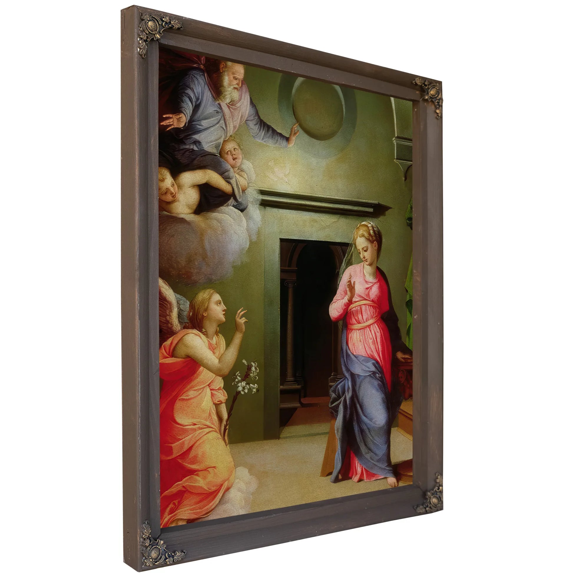 The Annunciation By Agnolo Bronzino Fine Art Print