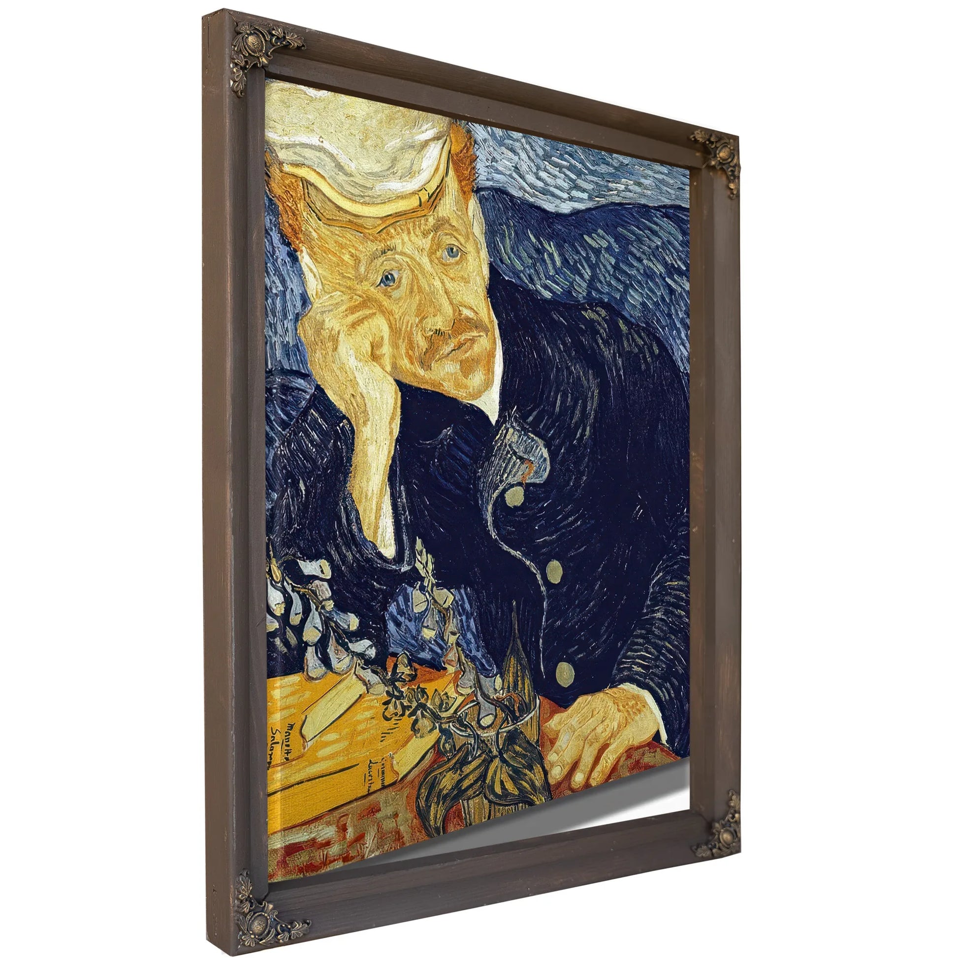 Portrait Of Dr. Gachet By Vincent Van Gogh Fine Art Print