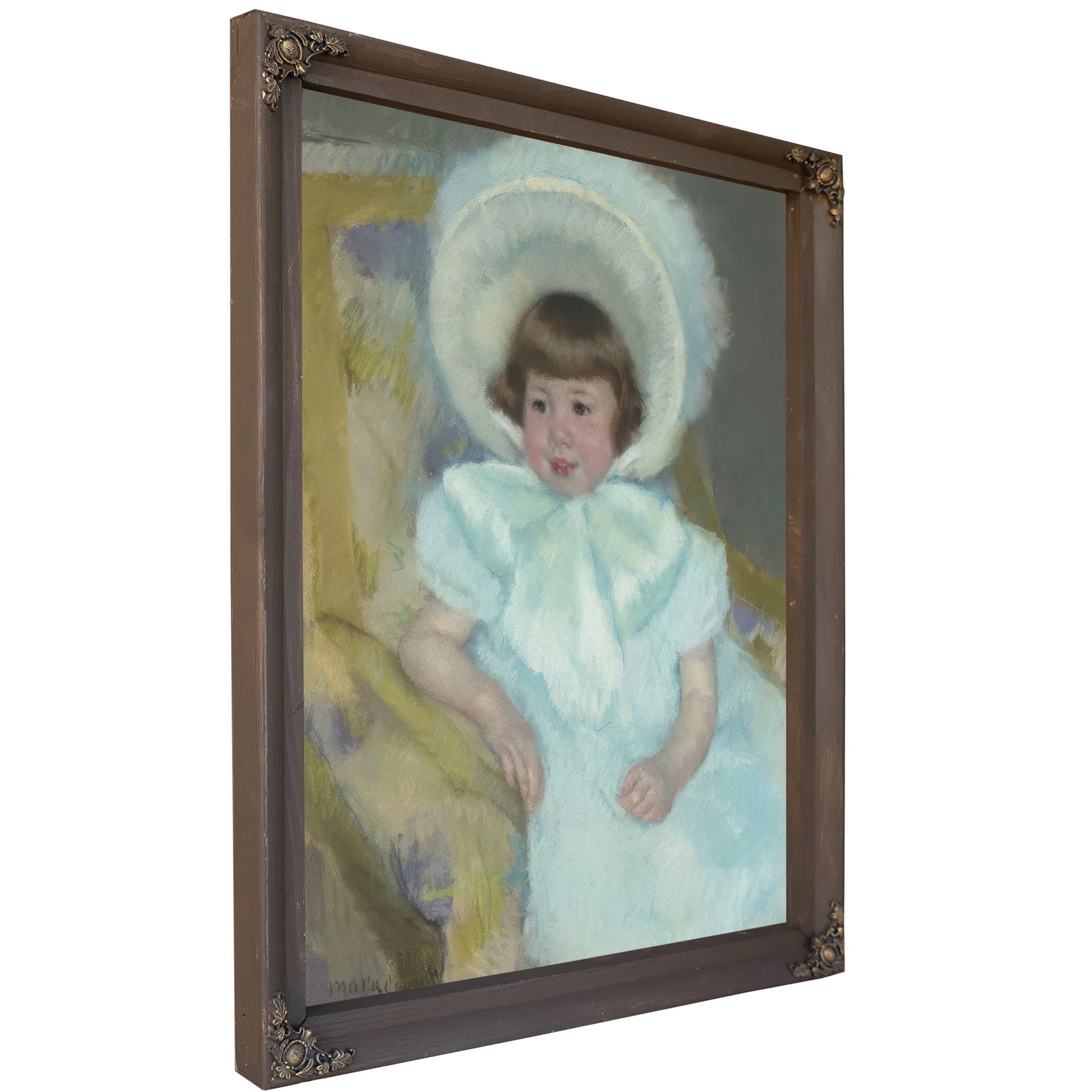 Portrait Of Mademoiselle Louise Aurore Villeboeuf By Mary Cassatt Fine Art Print