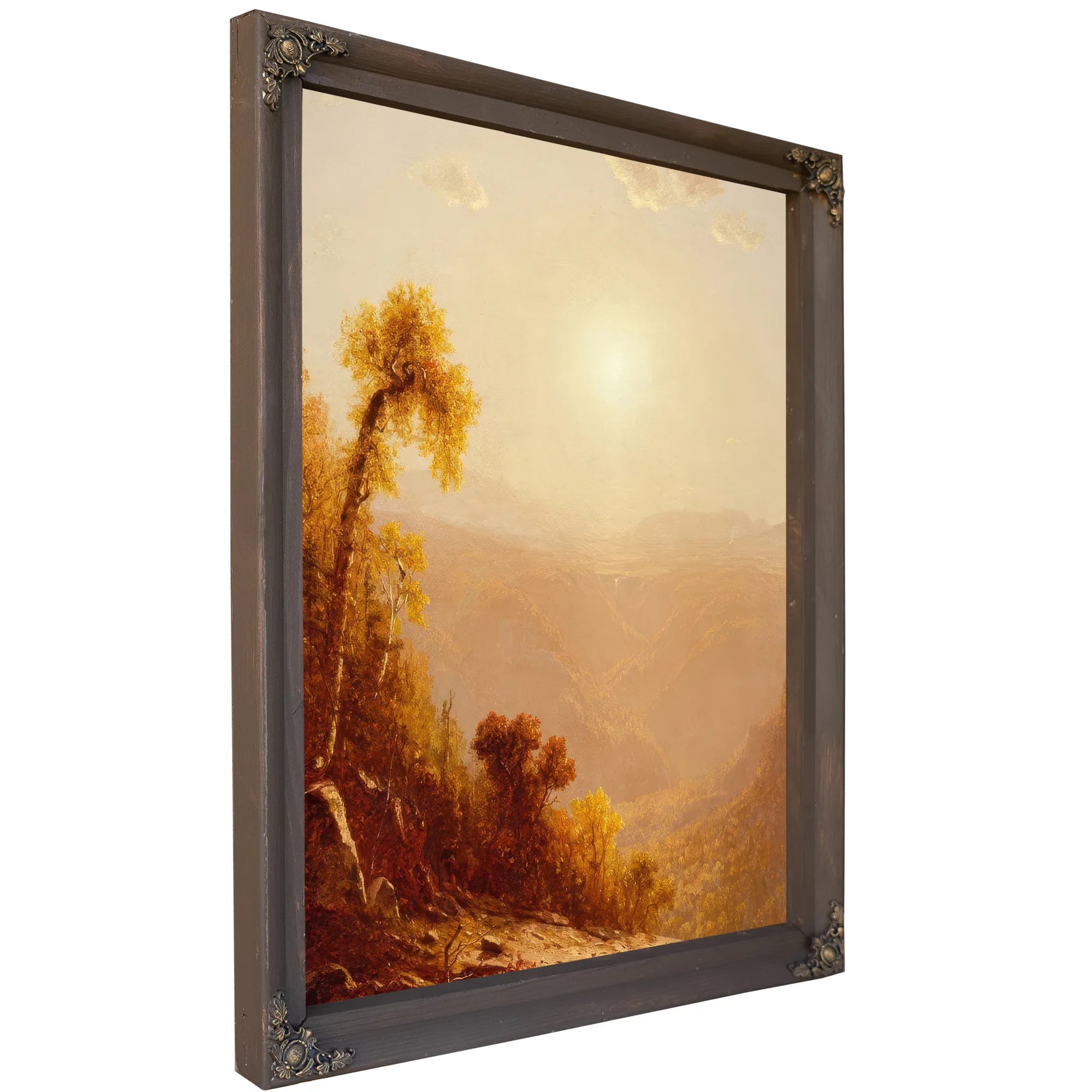 October In The Catskills By Sanford Robinson Gifford Fine Art Print
