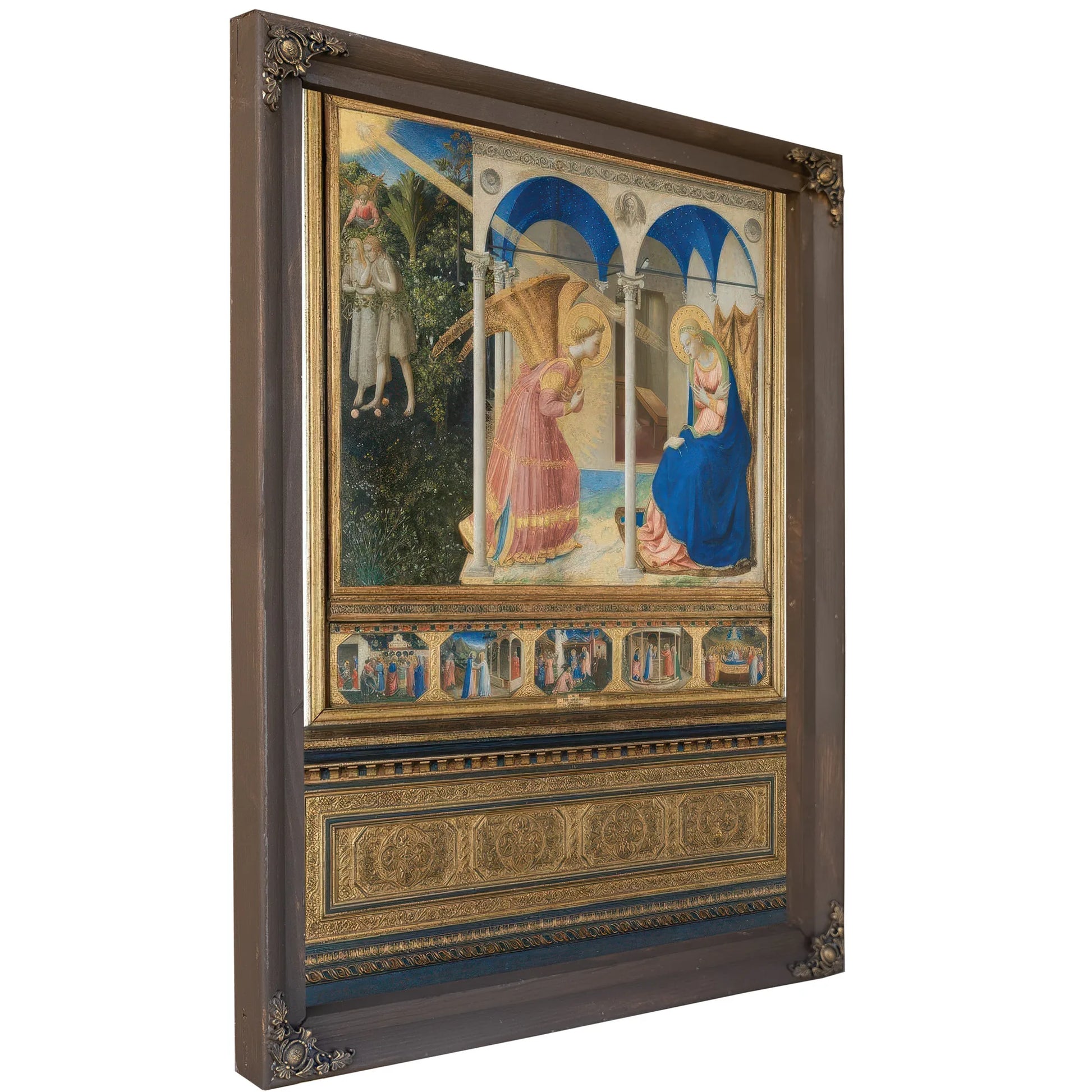 The Annunciation And Life Of The Virgin 1426 (1) By Fra Angelico Fine Art Print