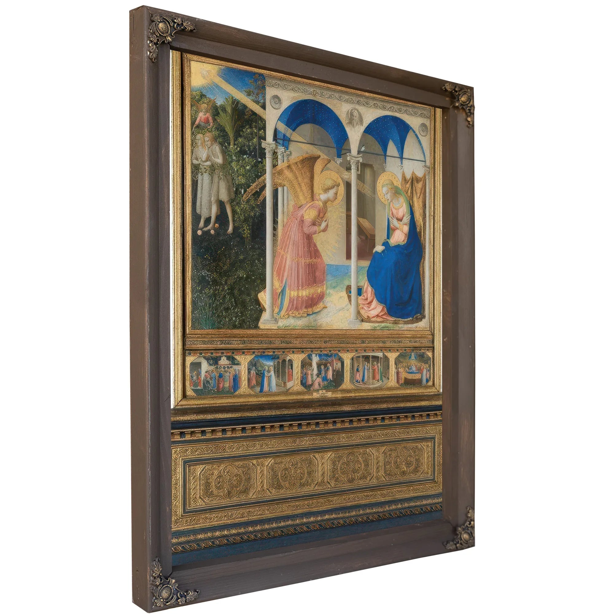The Annunciation And Life Of The Virgin 1426 (1) By Fra Angelico Fine Art Print