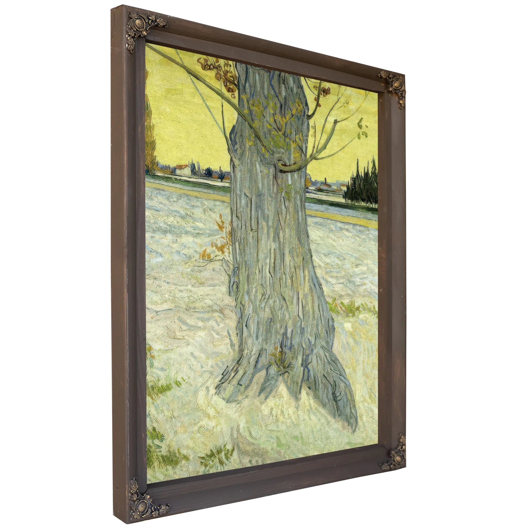 The Old Tree By Vincent Van Gogh Fine Art Print