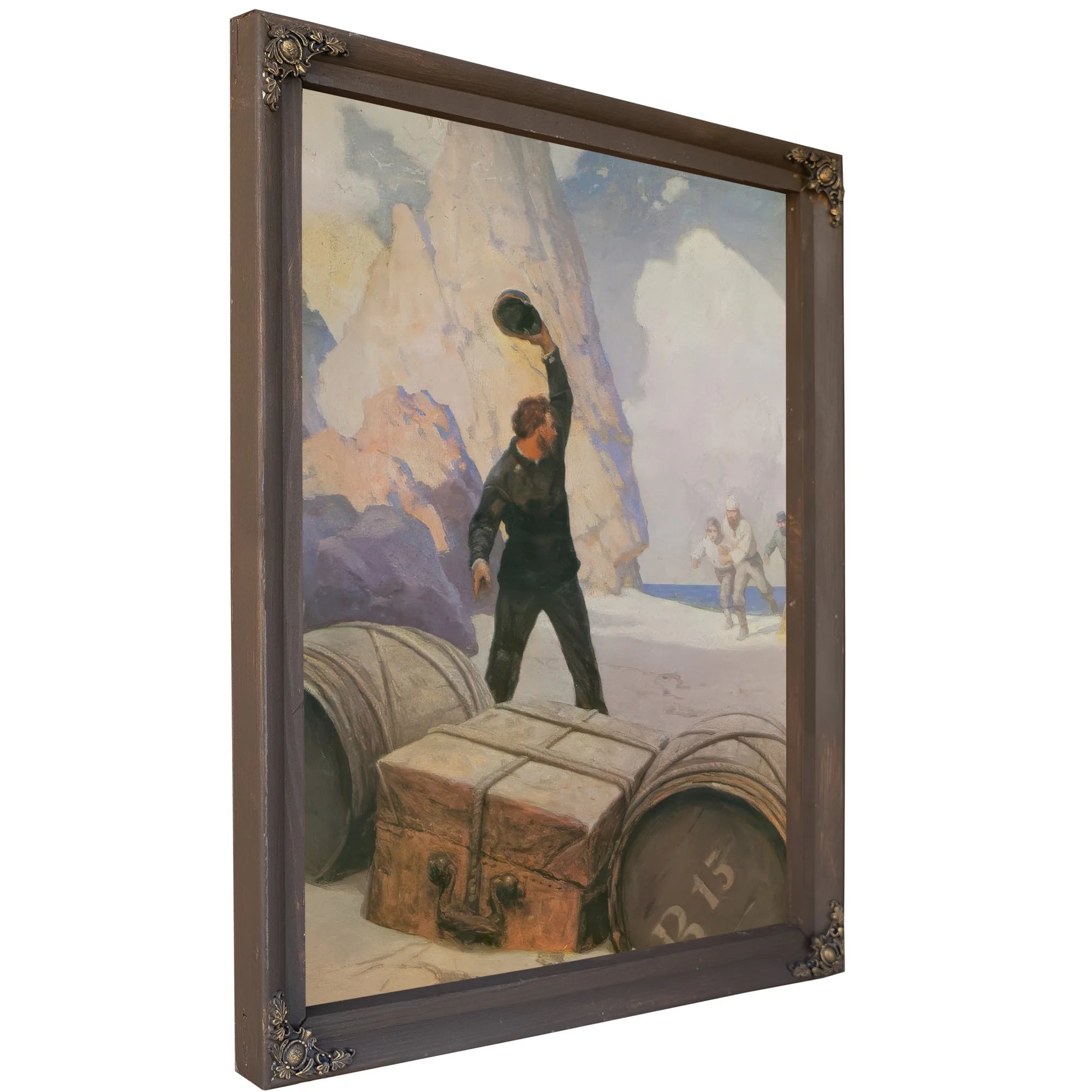 The Discovery Of The Chest By NC Wyeth Fine Art Print