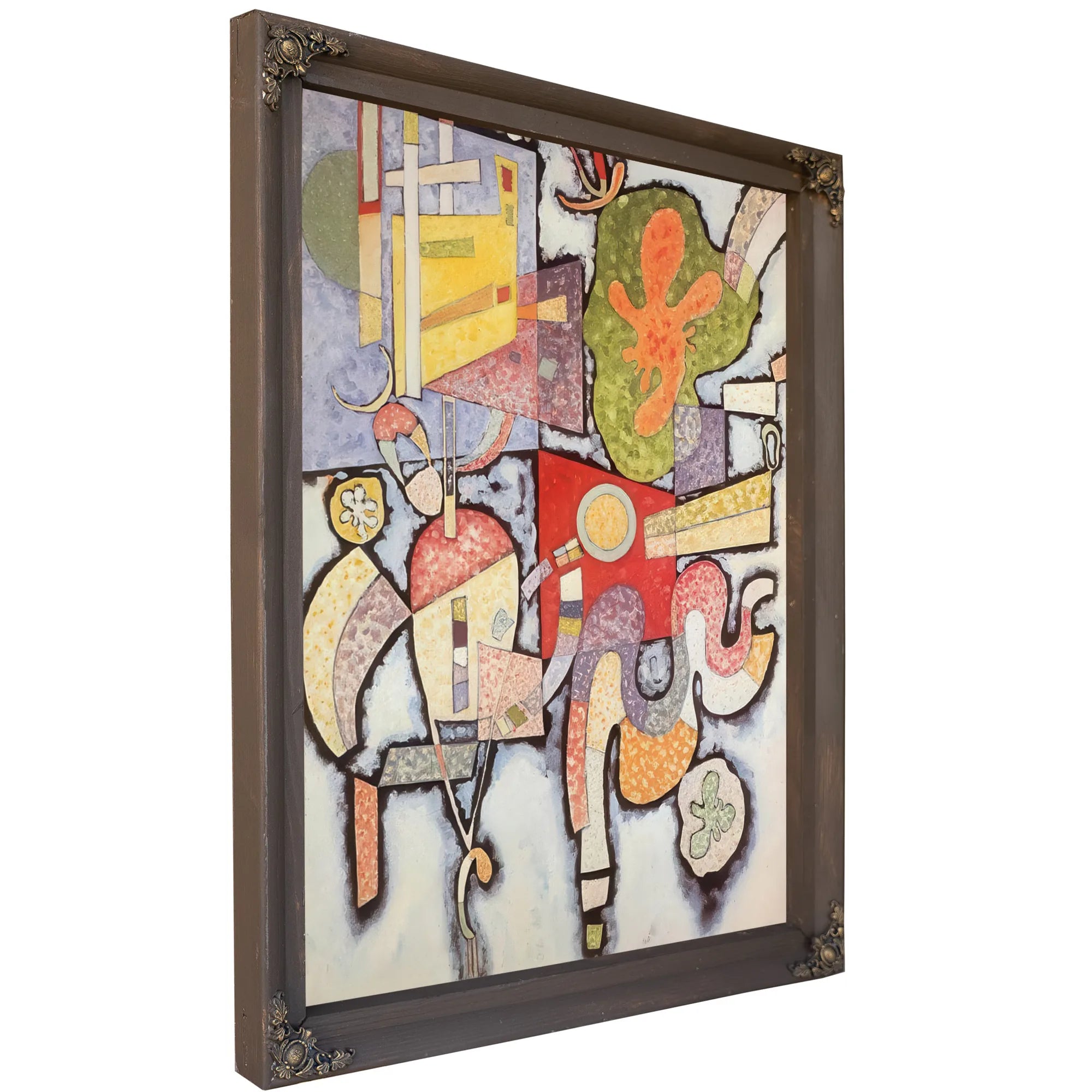 Complex Simple By Wassily Kandinsky Fine Art Print