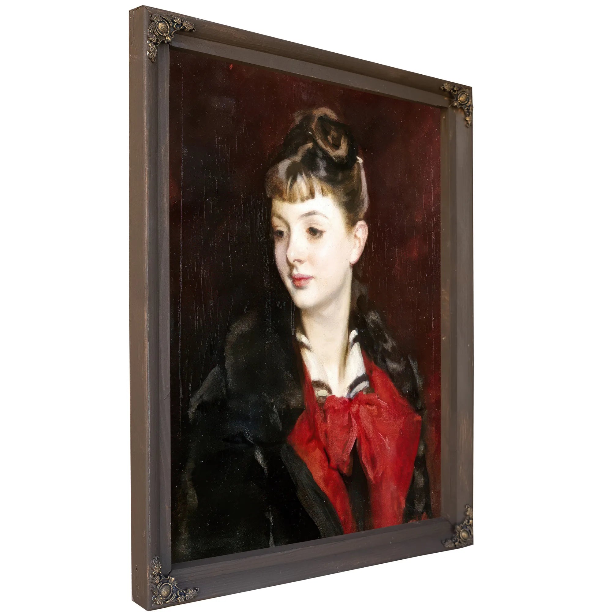 Portrait Of Madamoiselle Suzanne Poirson By John Singer Sargent Fine Art Print
