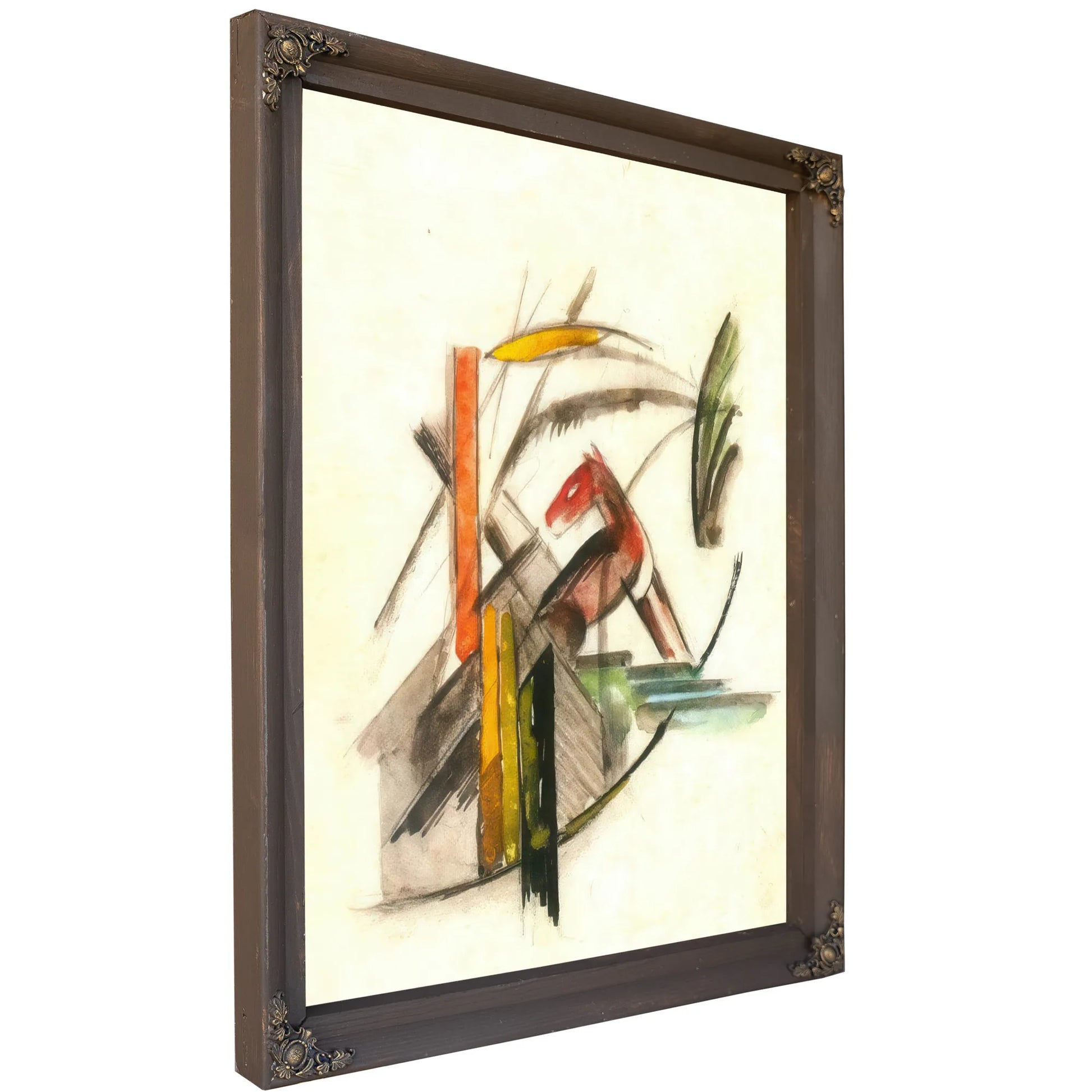 Reddish Animal By Franz Marc Fine Art Print