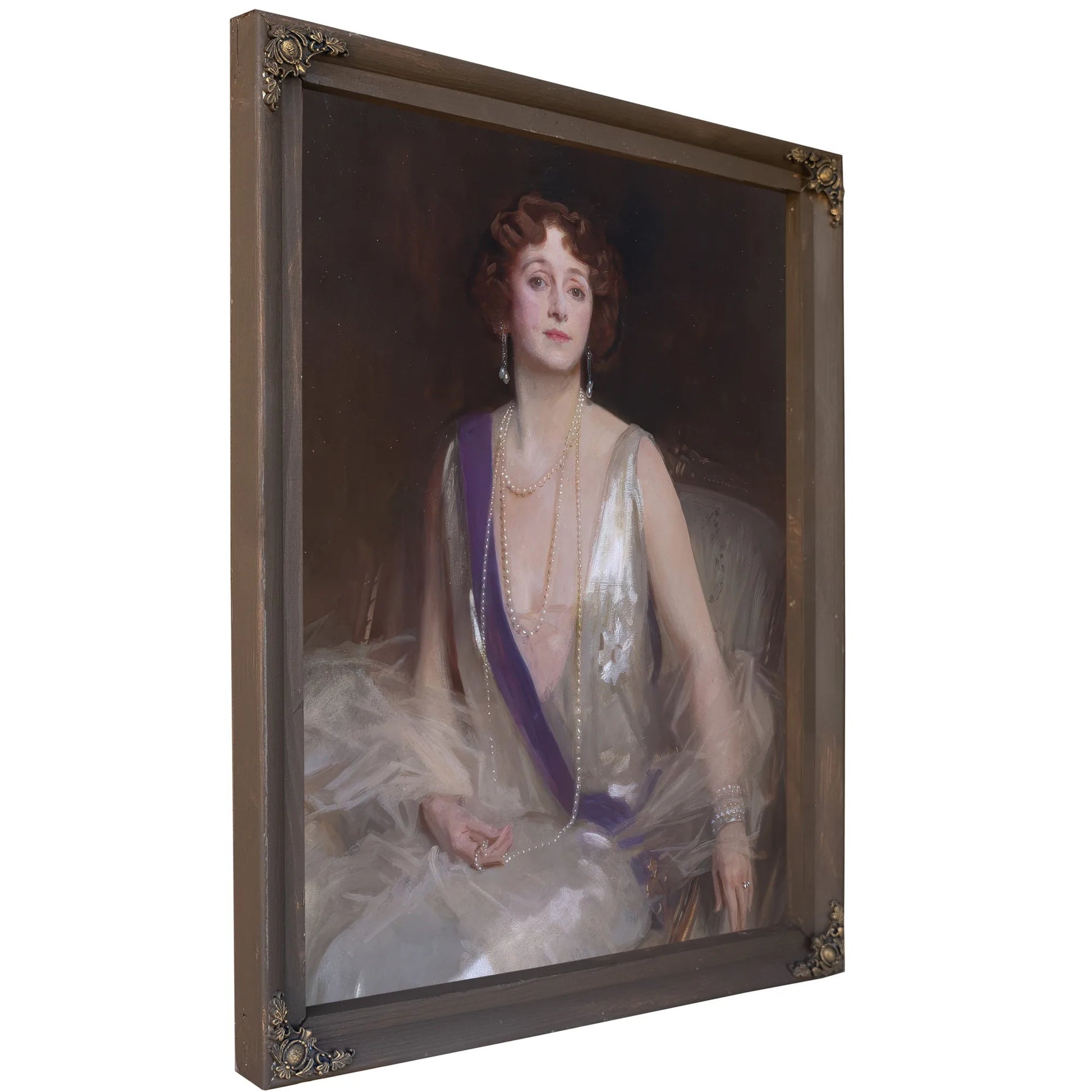 Grace Elvina, Marchioness Curzon Of Kedleston By John Singer Sargent Fine Art Print
