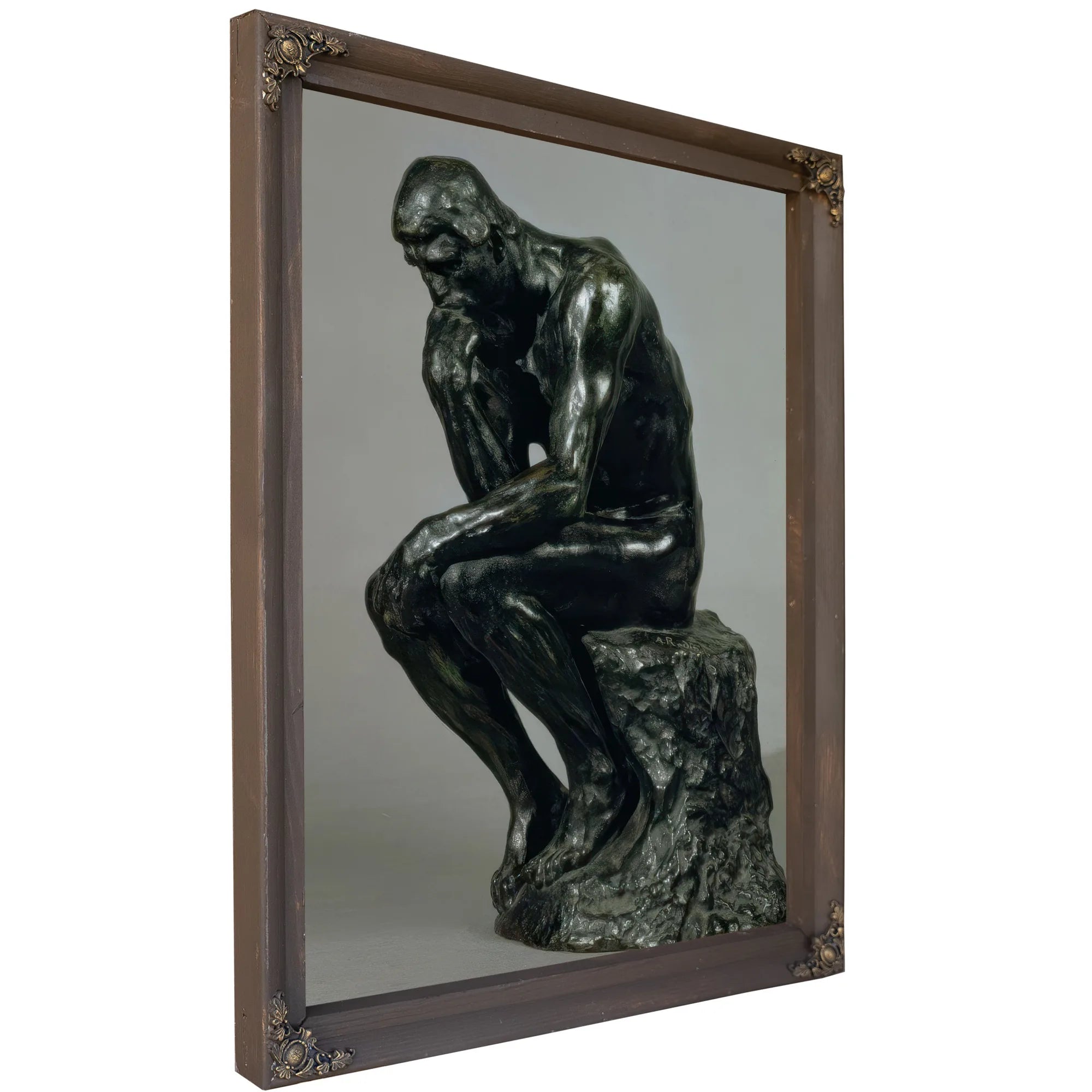 The Thinker (Le Penseur) By Francois Auguste Rene Rodin Fine Art Print