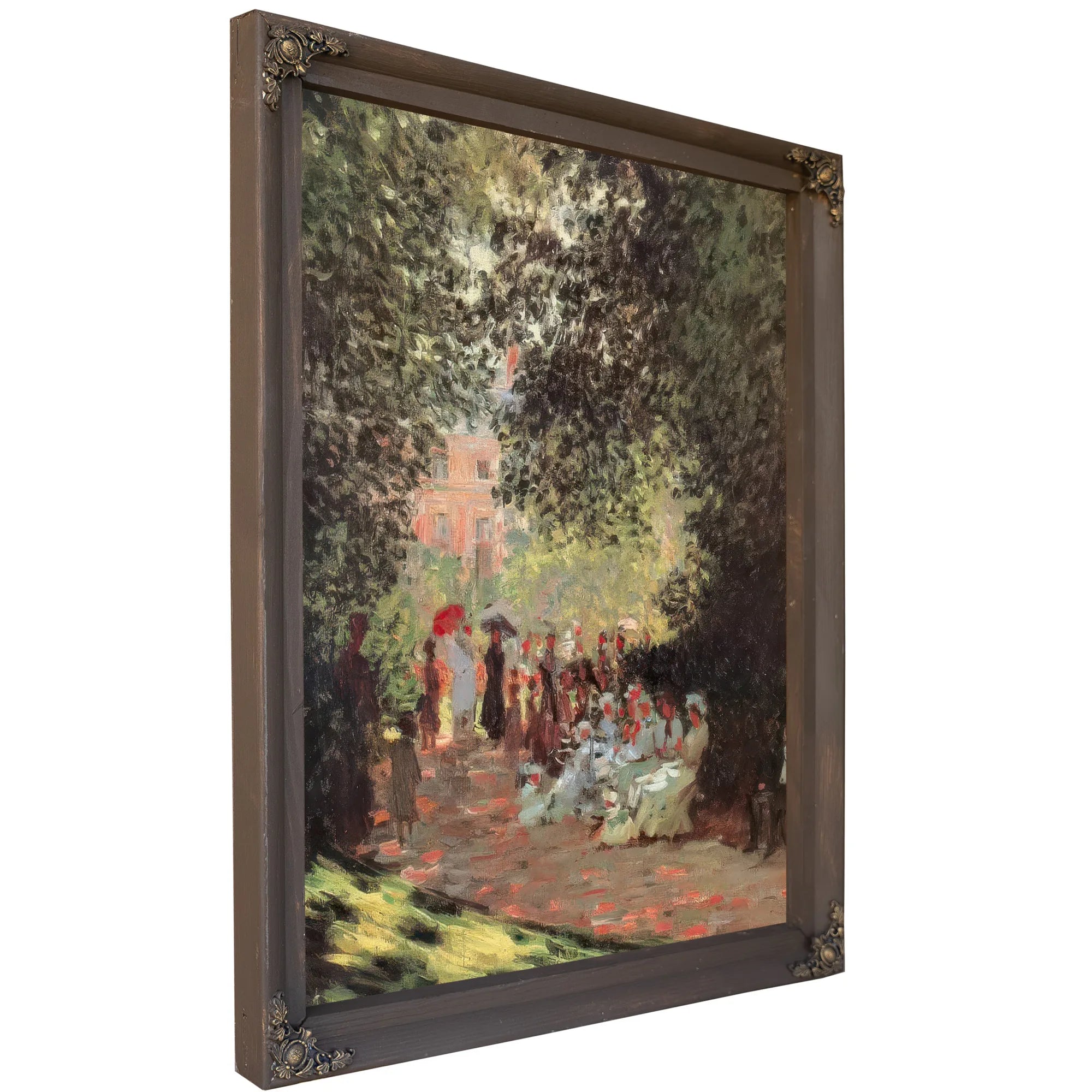 Monceau Park 1878 By Claude Monet Fine Art Print