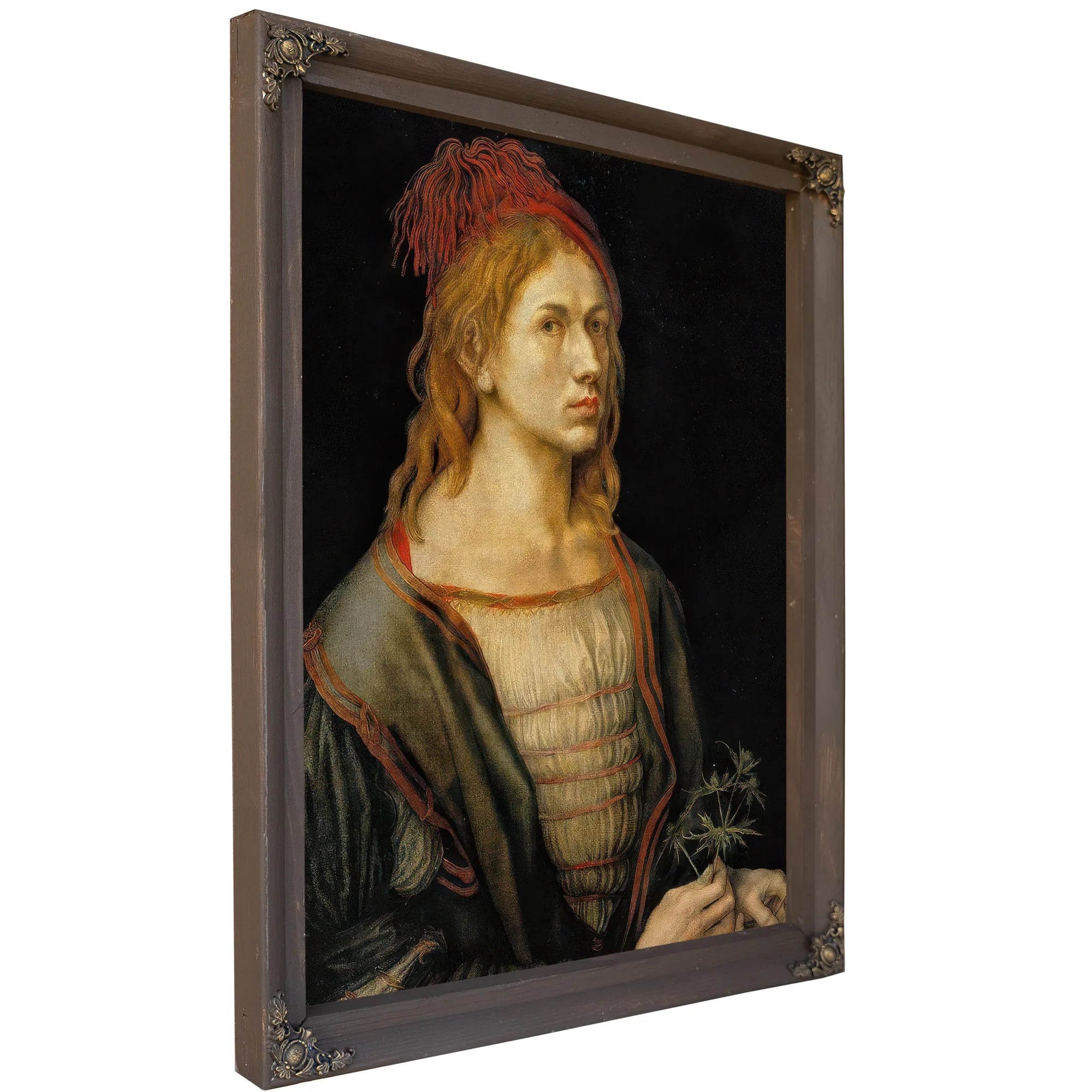 Self Portrait At Age 22 1493 By Albrecht Durer Fine Art Print