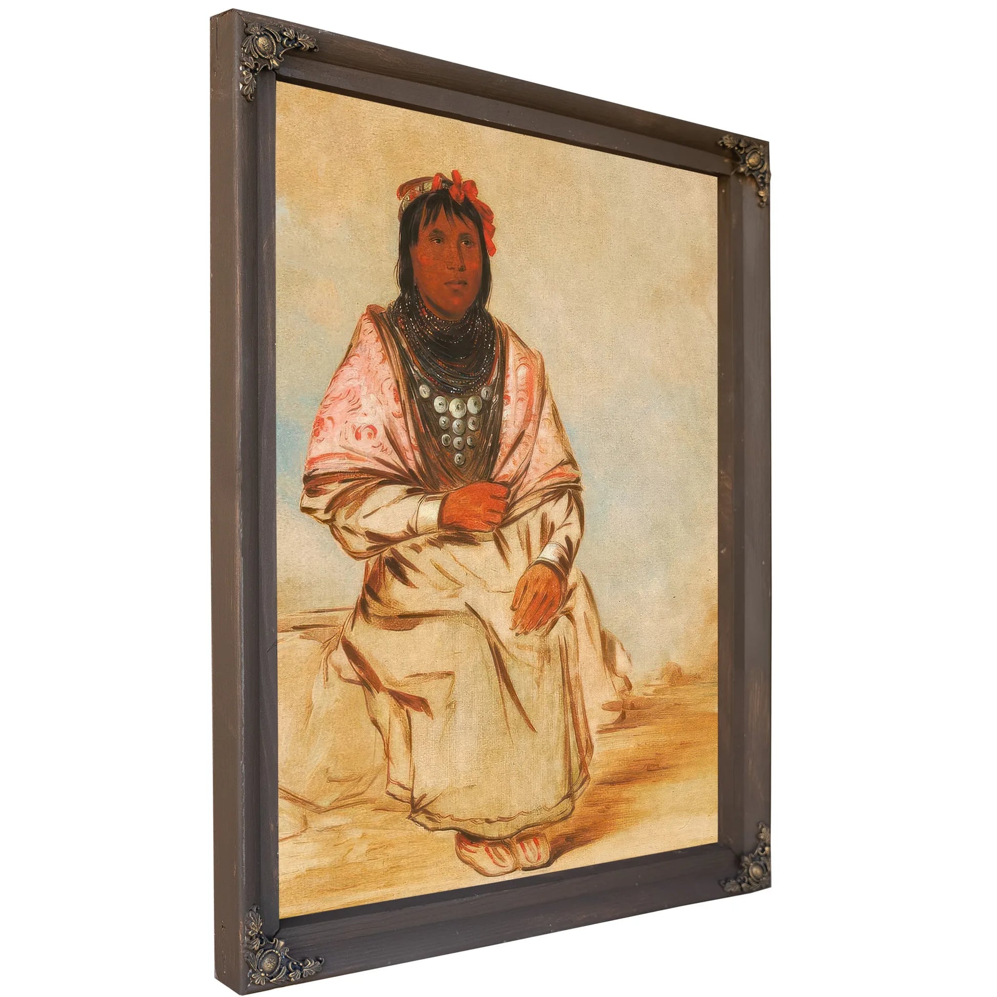 A Seminole Woman By George Catlin Fine Art Print