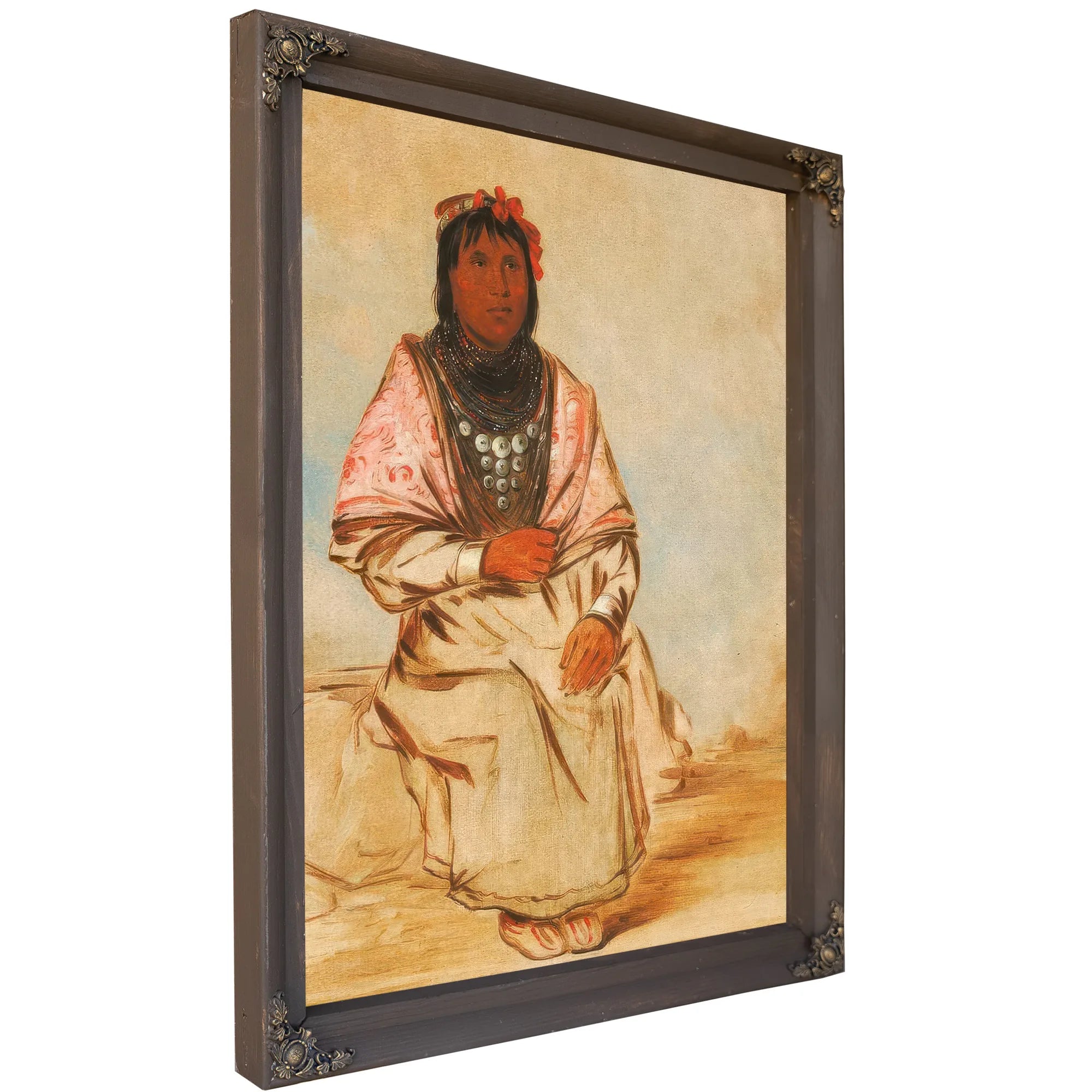 A Seminole Woman By George Catlin Fine Art Print