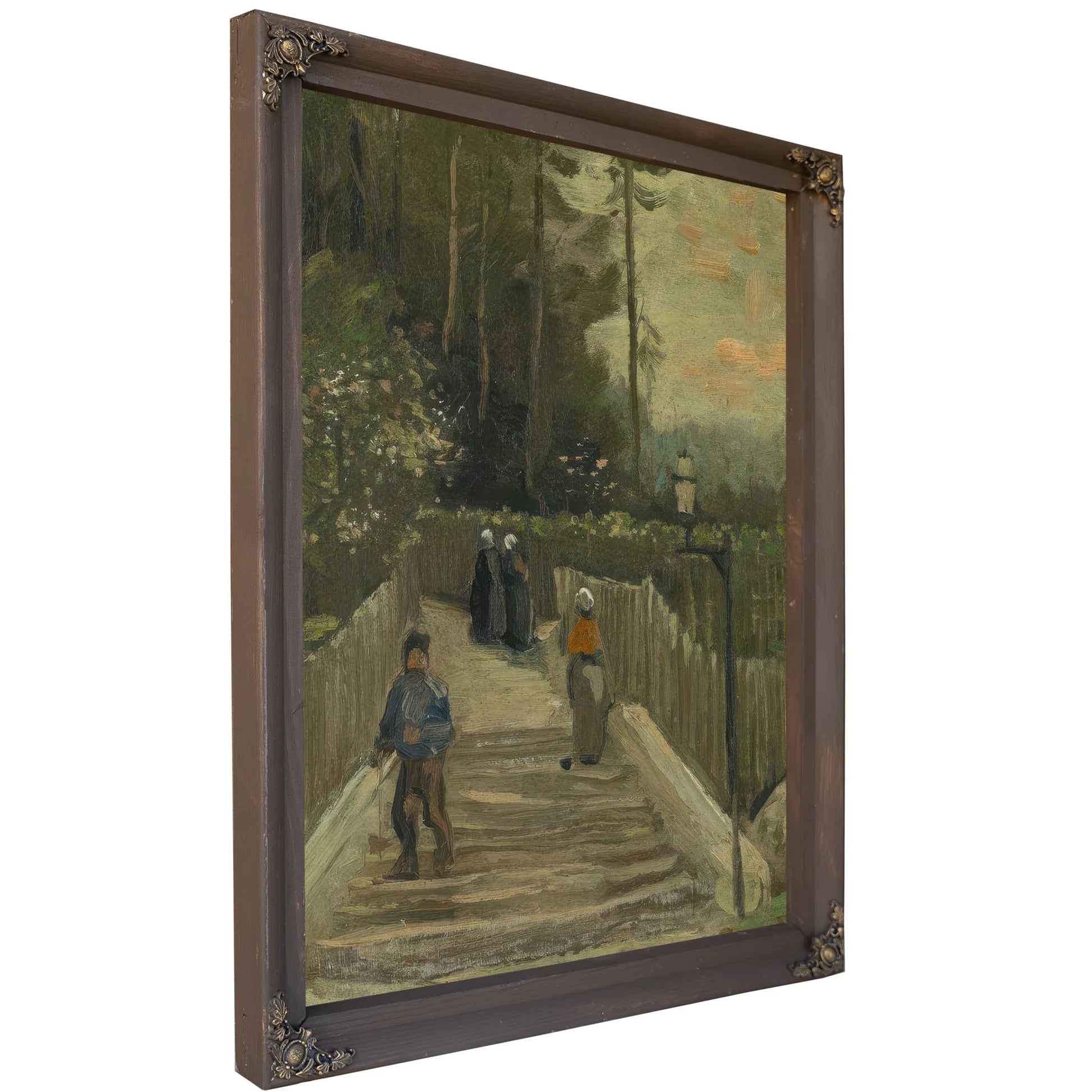 Path In Montmartre By Vincent Van Gogh Fine Art Print