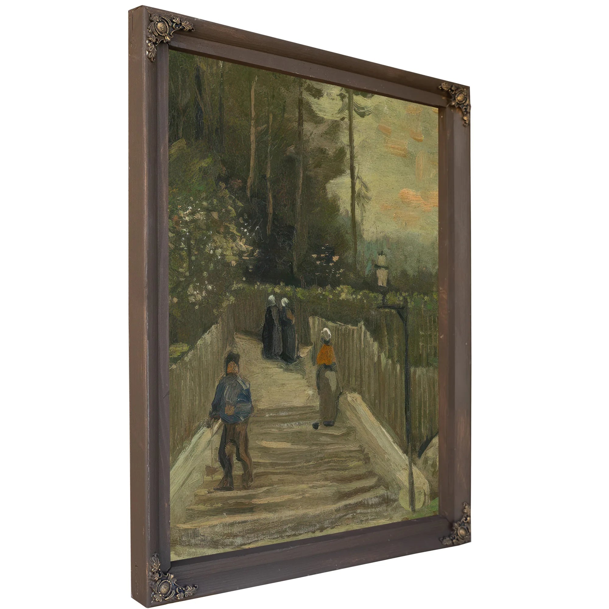 Path In Montmartre By Vincent Van Gogh Fine Art Print