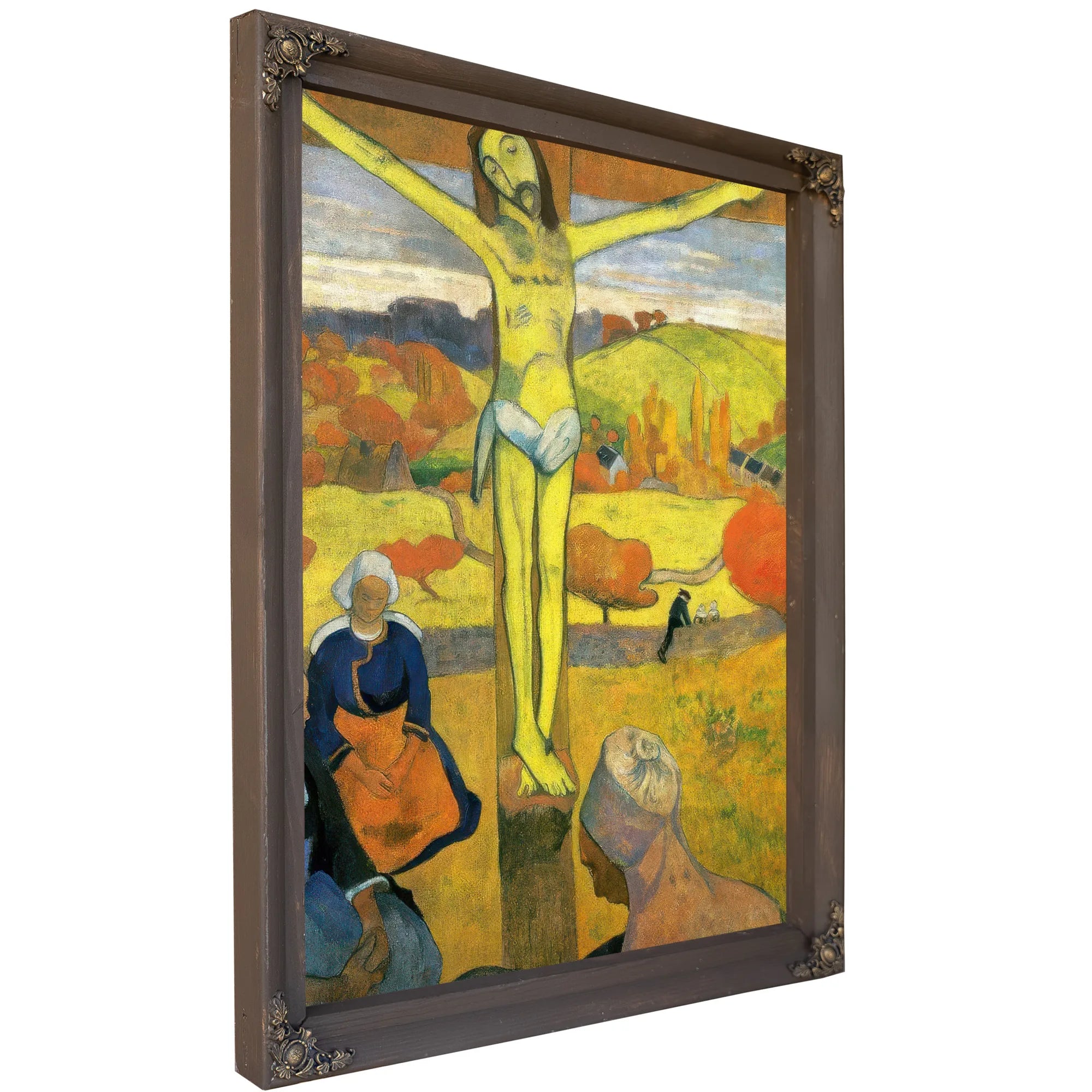 The Yellow Christ 1889 Oil On Canvas 91X73Cm Albright Knox Gallery By Paul Gauguin Fine Art Print