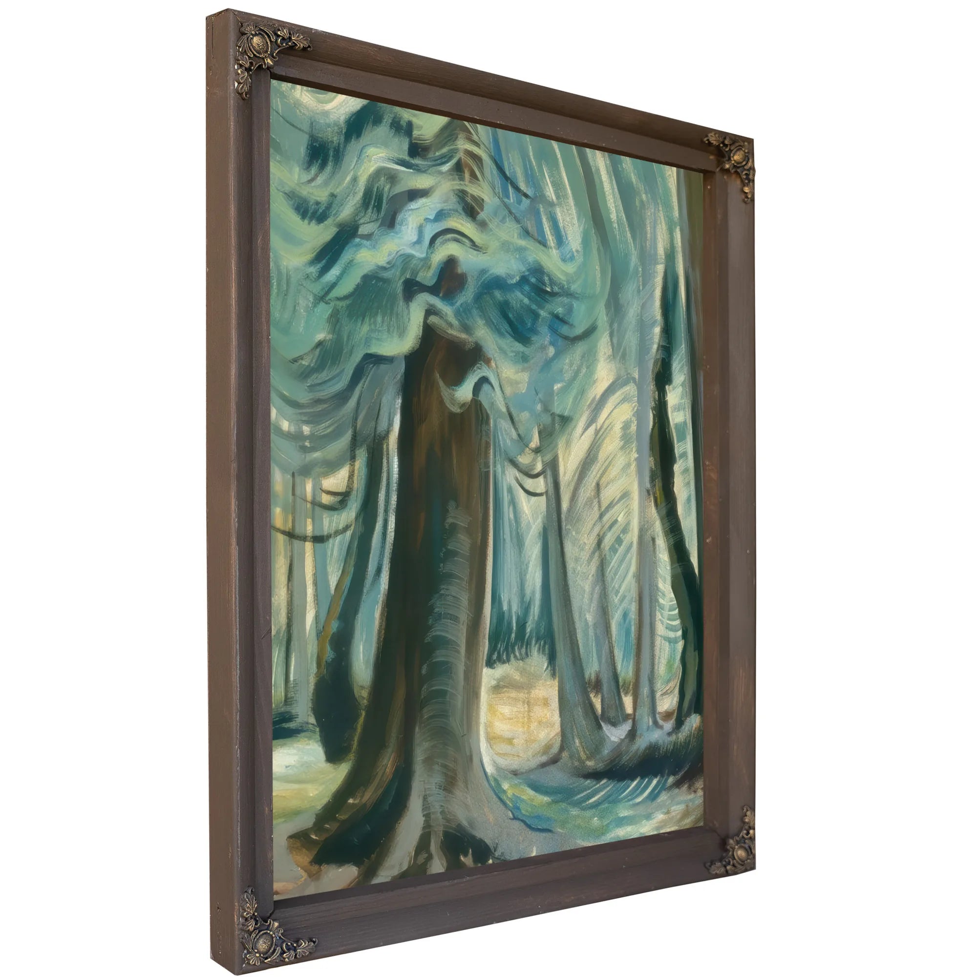 Deep Forest Lighted By Emily Carr Fine Art Print