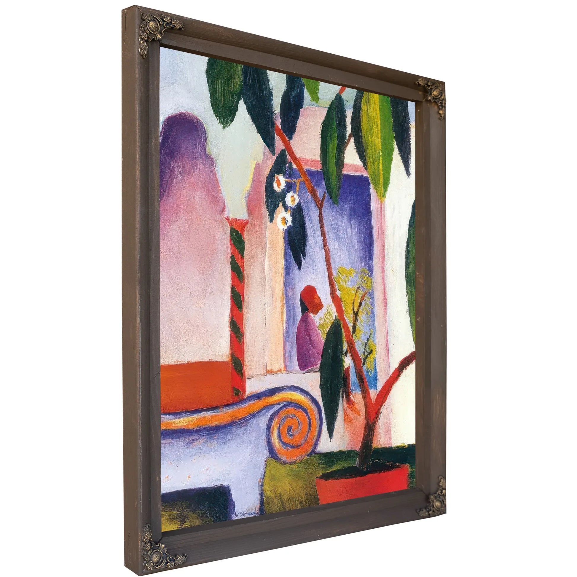 Arab Cafe By August Macke Fine Art Print