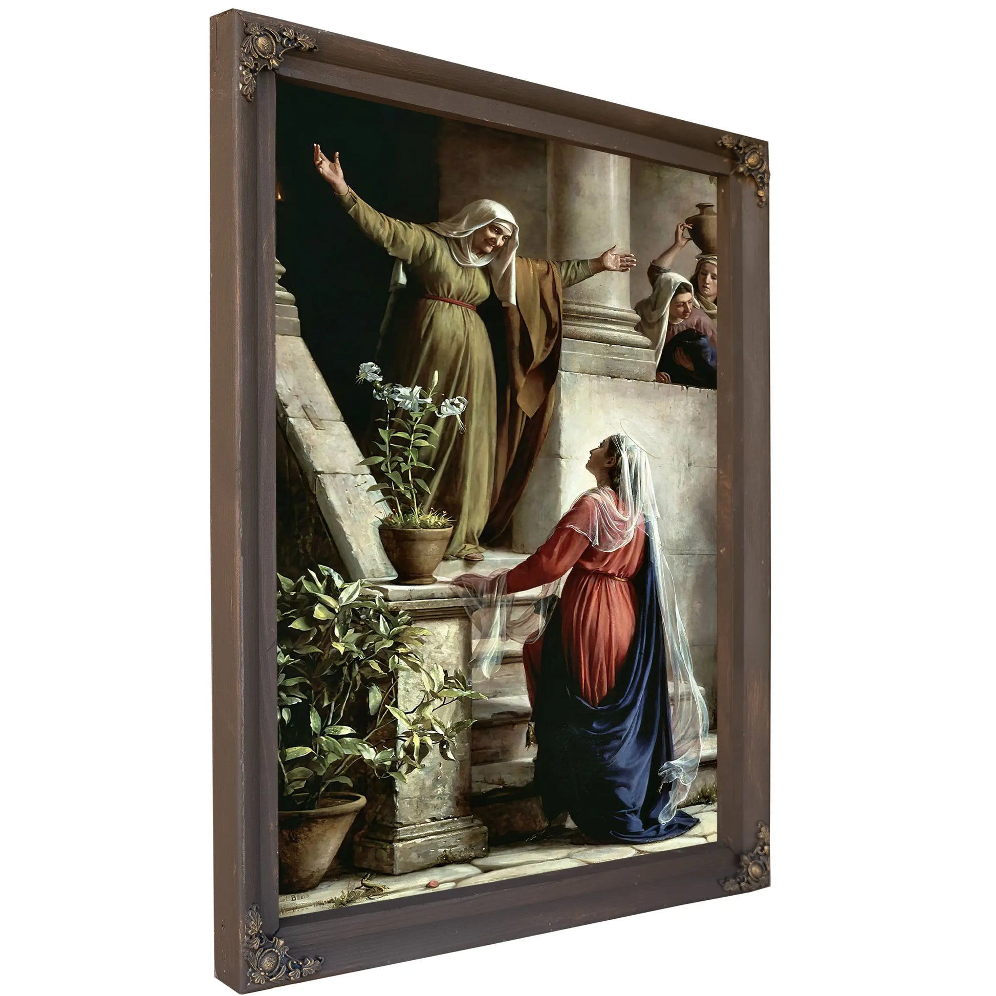 Mary And Elizabeth by Carl Bloch