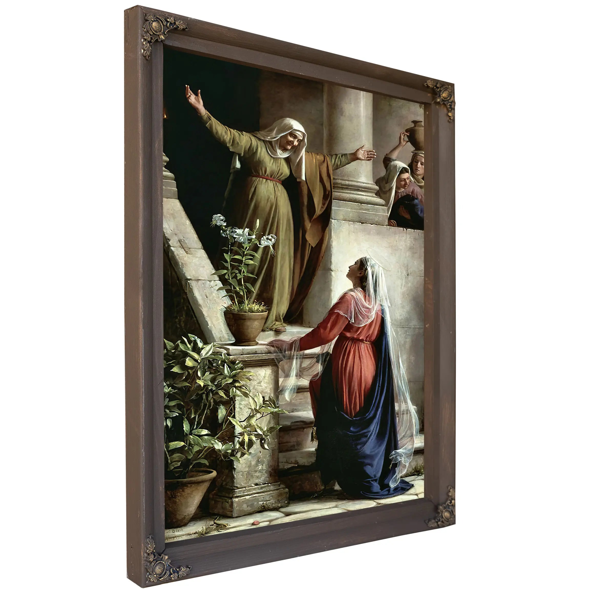 Mary And Elizabeth by Carl Bloch