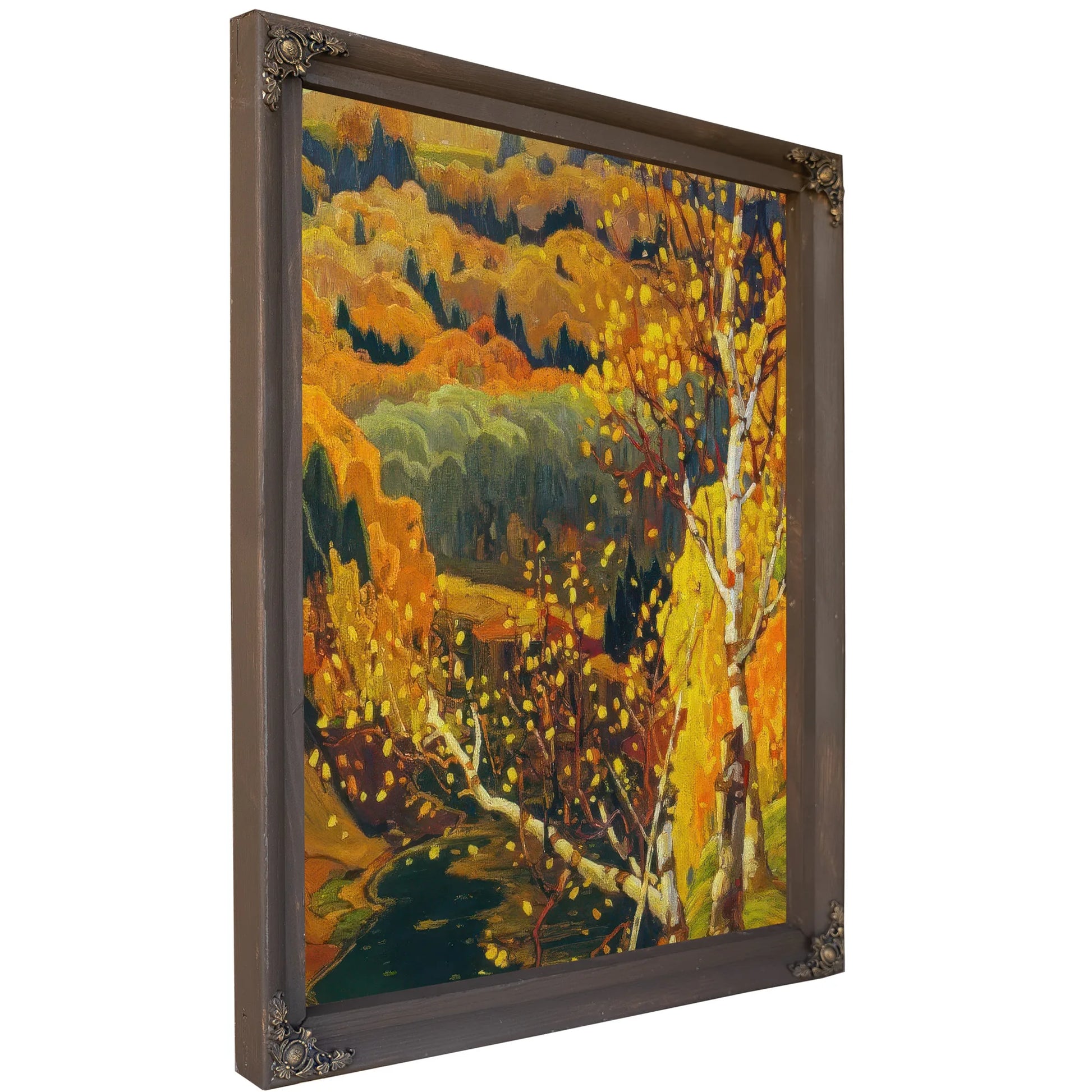 October Gold By Frank Carmichael Fine Art Print